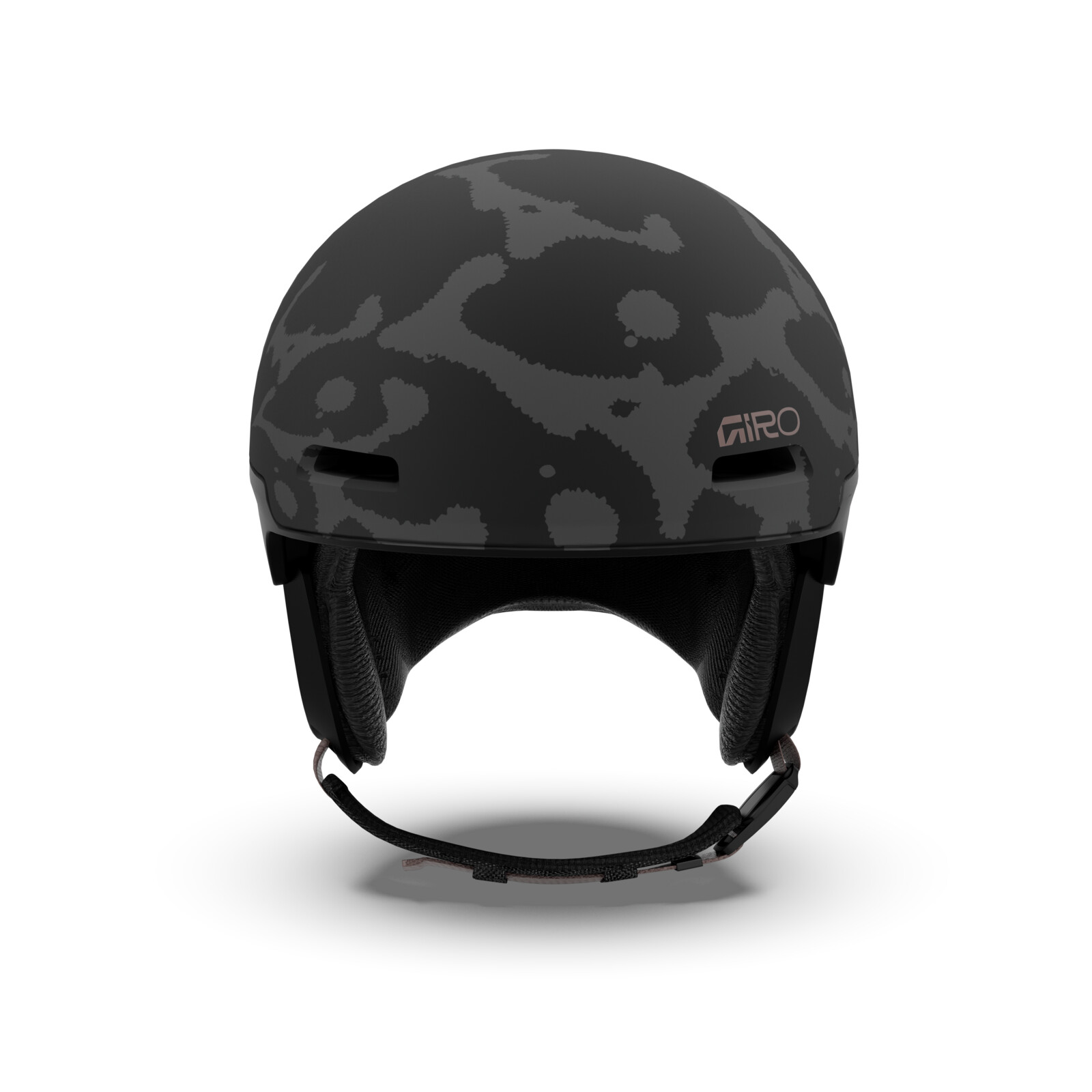  ski, helmet, camouflage, black, open-face
