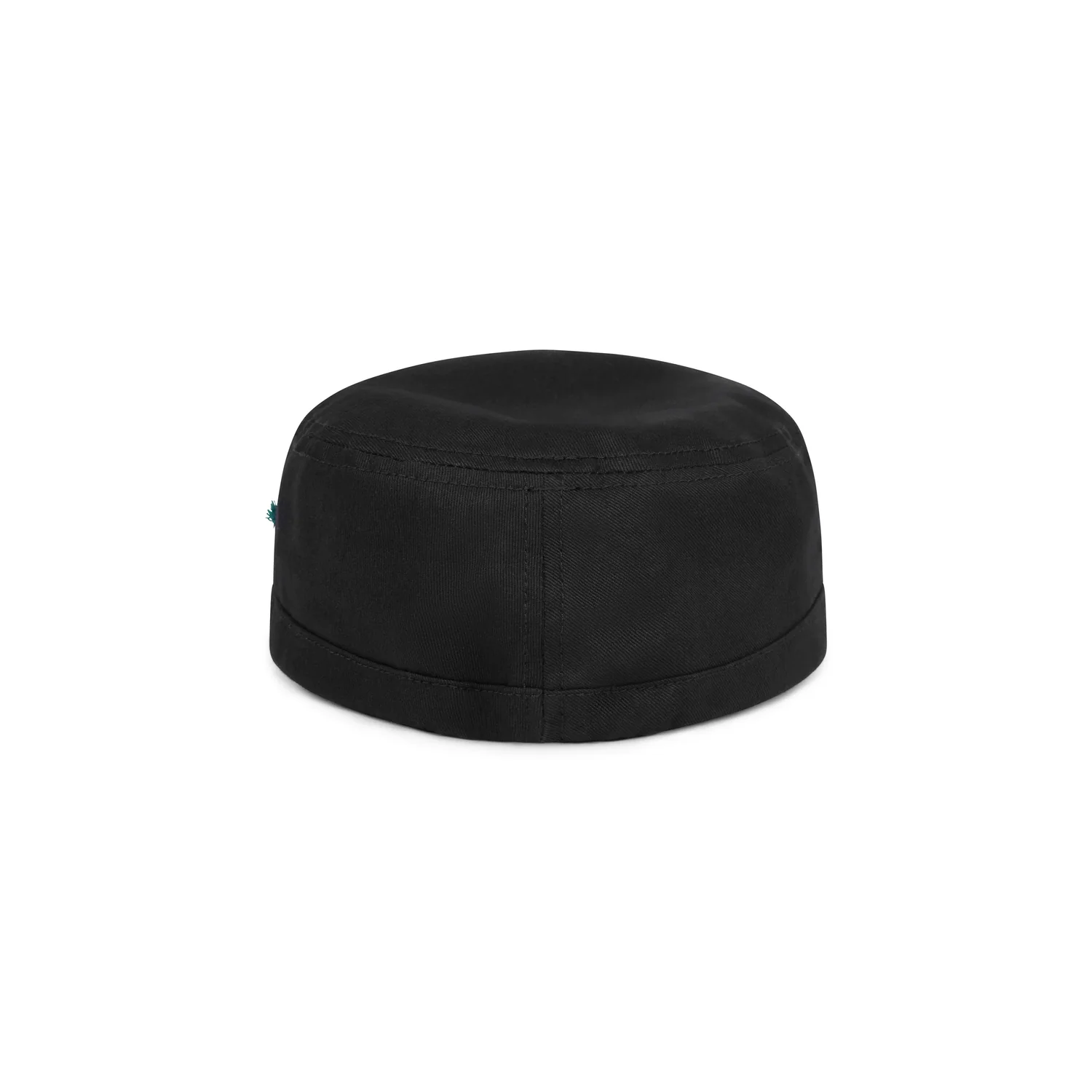 Cadet Hat Schirmlose Mütze, Schwarz, Textil, Rund, Steppnähte