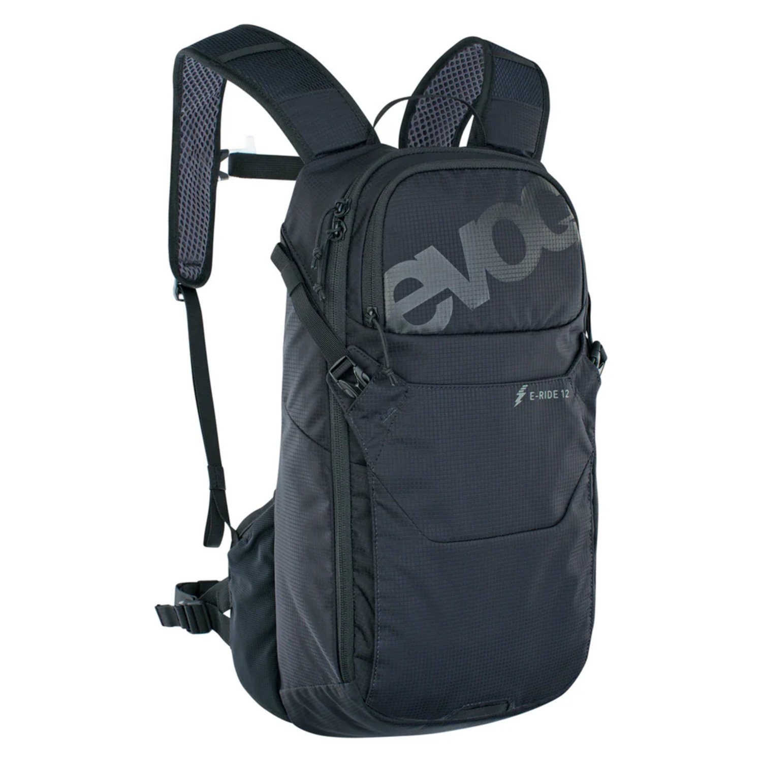 Rucksack, Leicht, Schwarz, Rucksack mit Schultergurten, E-Ride 12