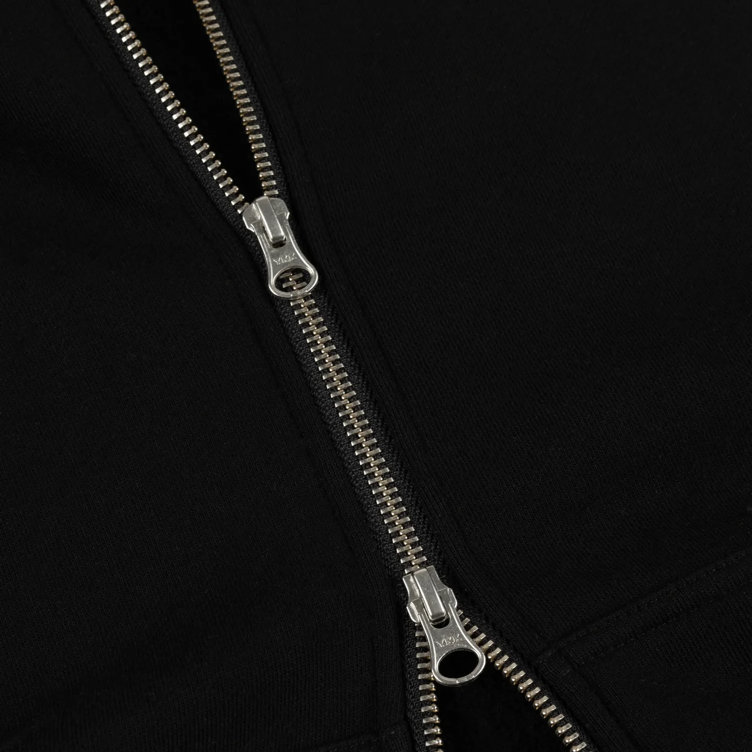 Dime Cursive Zip-Hoodie Black, vue 2