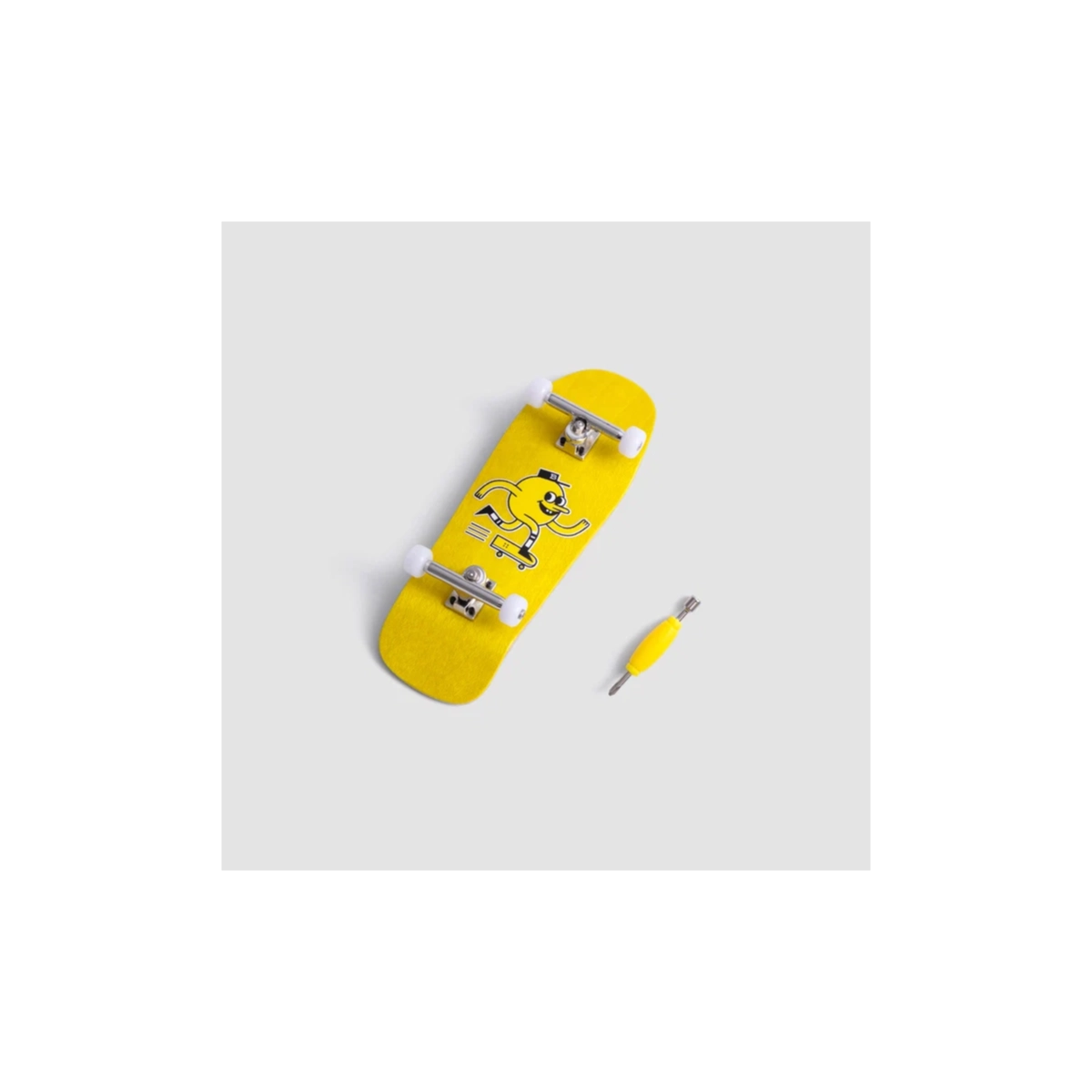 Skateboard jouet, mini-skateboard, jaune, skateboard de figures, adaptateur SPCN