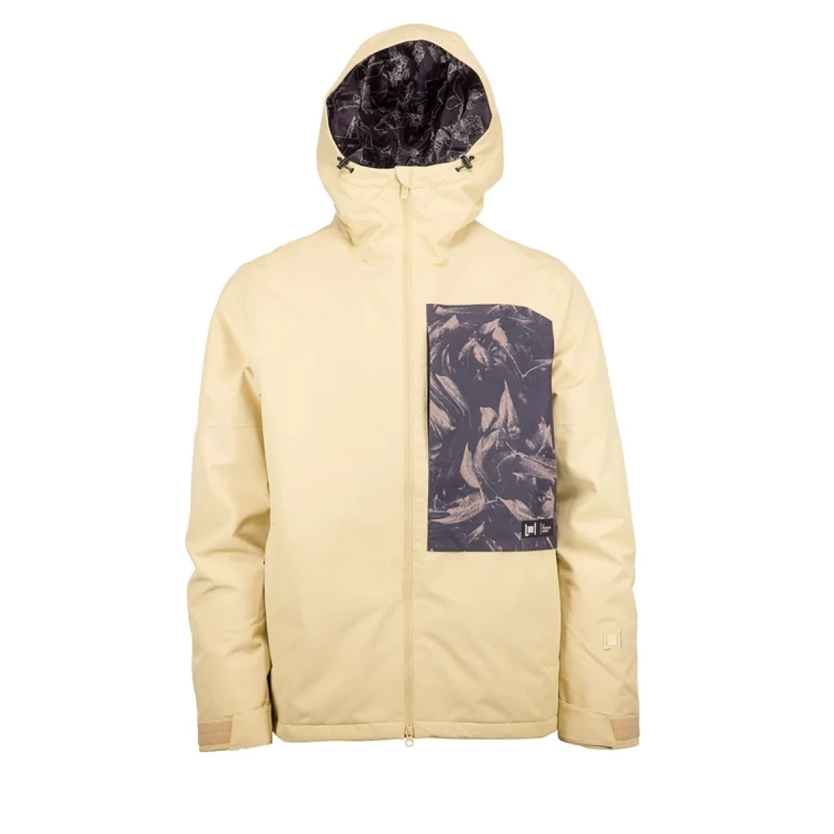 Rankin Jacket Veste imperméable, sweat à capuche, veste à capuche, beige, poche poitrine, veste pour homme, doudoune, beige, capuche, poche poitrine