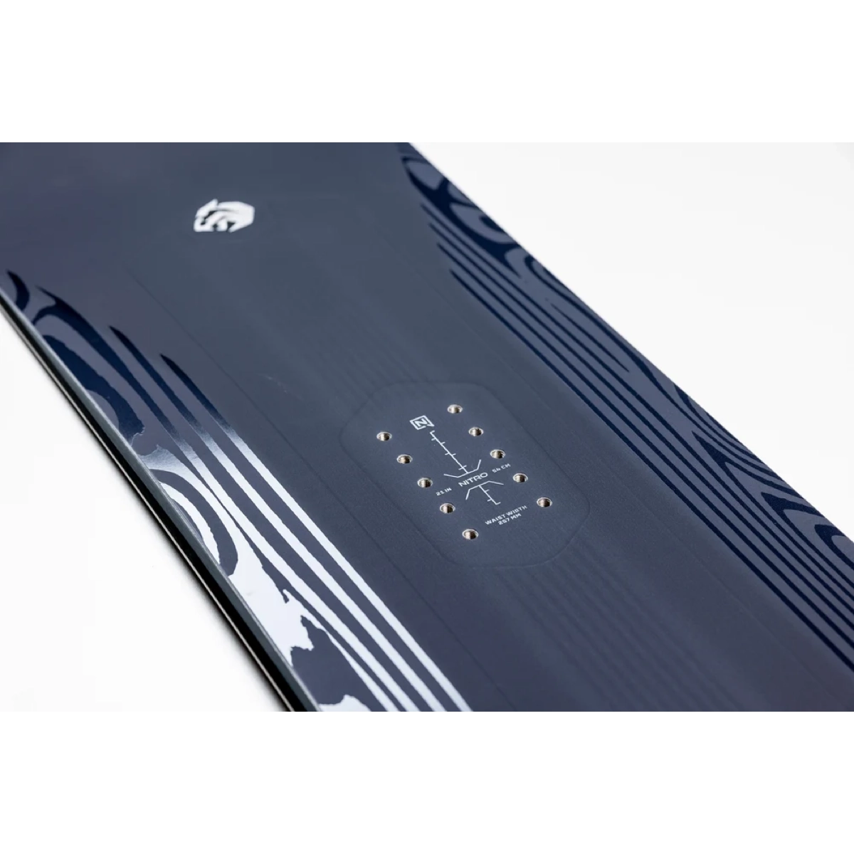 Planche de surf, bleue, motif, plateau, trous pour ailerons, planche de surf, planche, plateau, poignée, motif