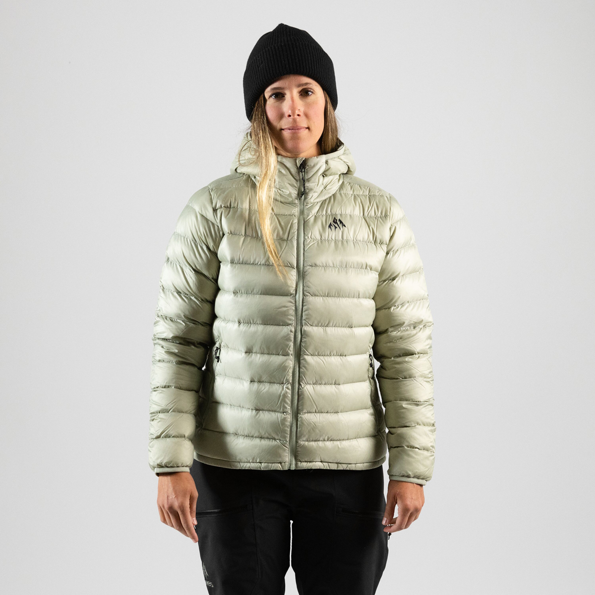 W'S Reup Down Puffy Hoody Jones W'S Reup Down Puffy Hoody Sage Green, vue 2