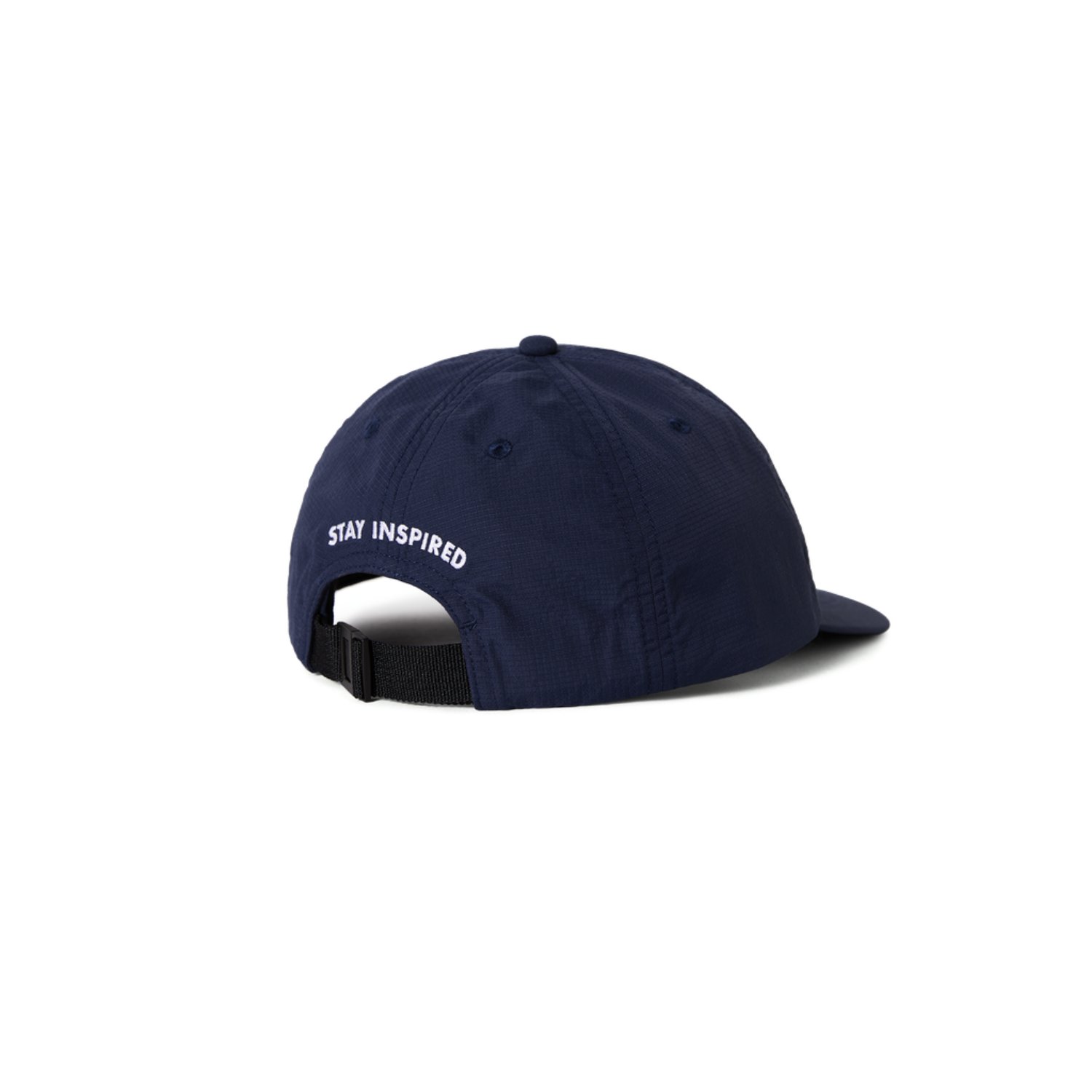 Casquette de baseball, bleu marine, bandeau réglable, inscription brodée, visière rembourrée
