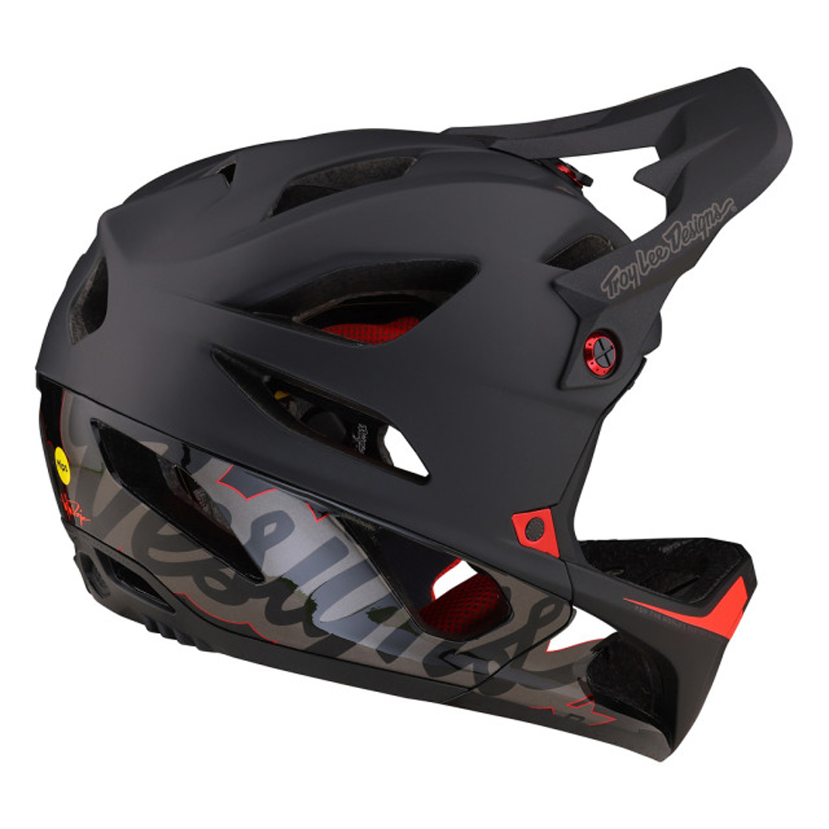 Stage Helmet Mips Troy Lee Designs Stage Helmet Mips Signature Black, Ansicht 4