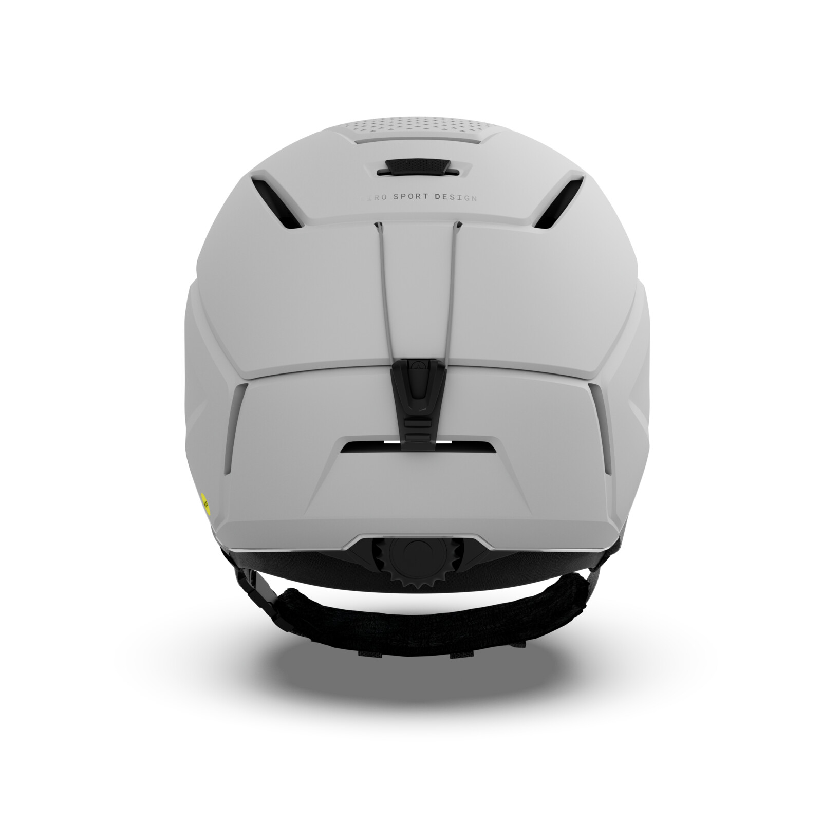 Schneekopfhaut?, White helmet, Adjustable strap, Vent slots, Dial fit