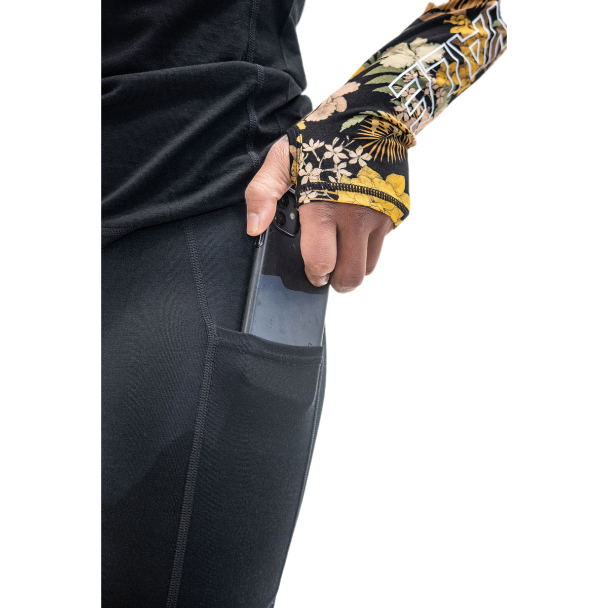Merino Winter Leggings Mons Royale Merino Winter Leggings Black, vue 2