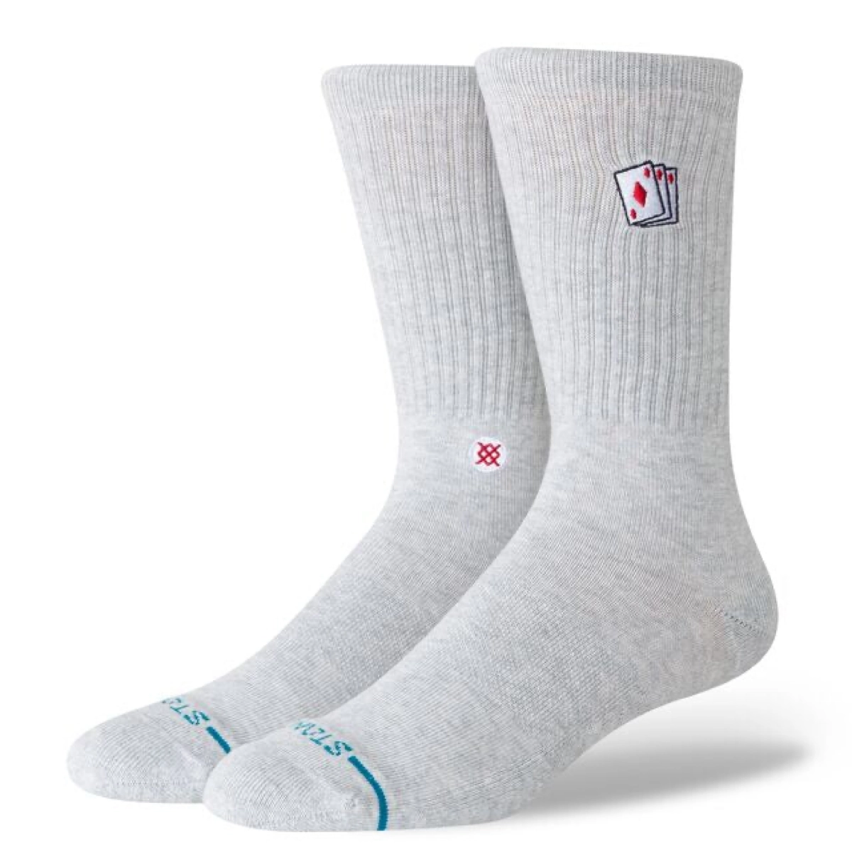 Chaussettes, montant jusqu'aux genoux, chaussettes grises, maille côtelée, marque Kufen
