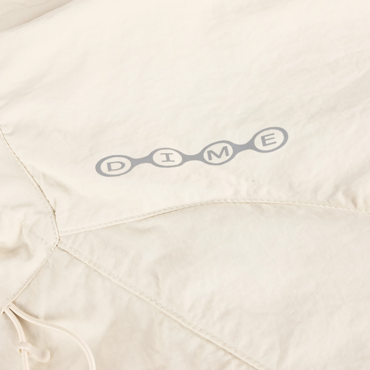 Damenhose, Beige, Nähte, Kette, Casual, jacket, light, beige, logo, drawstring