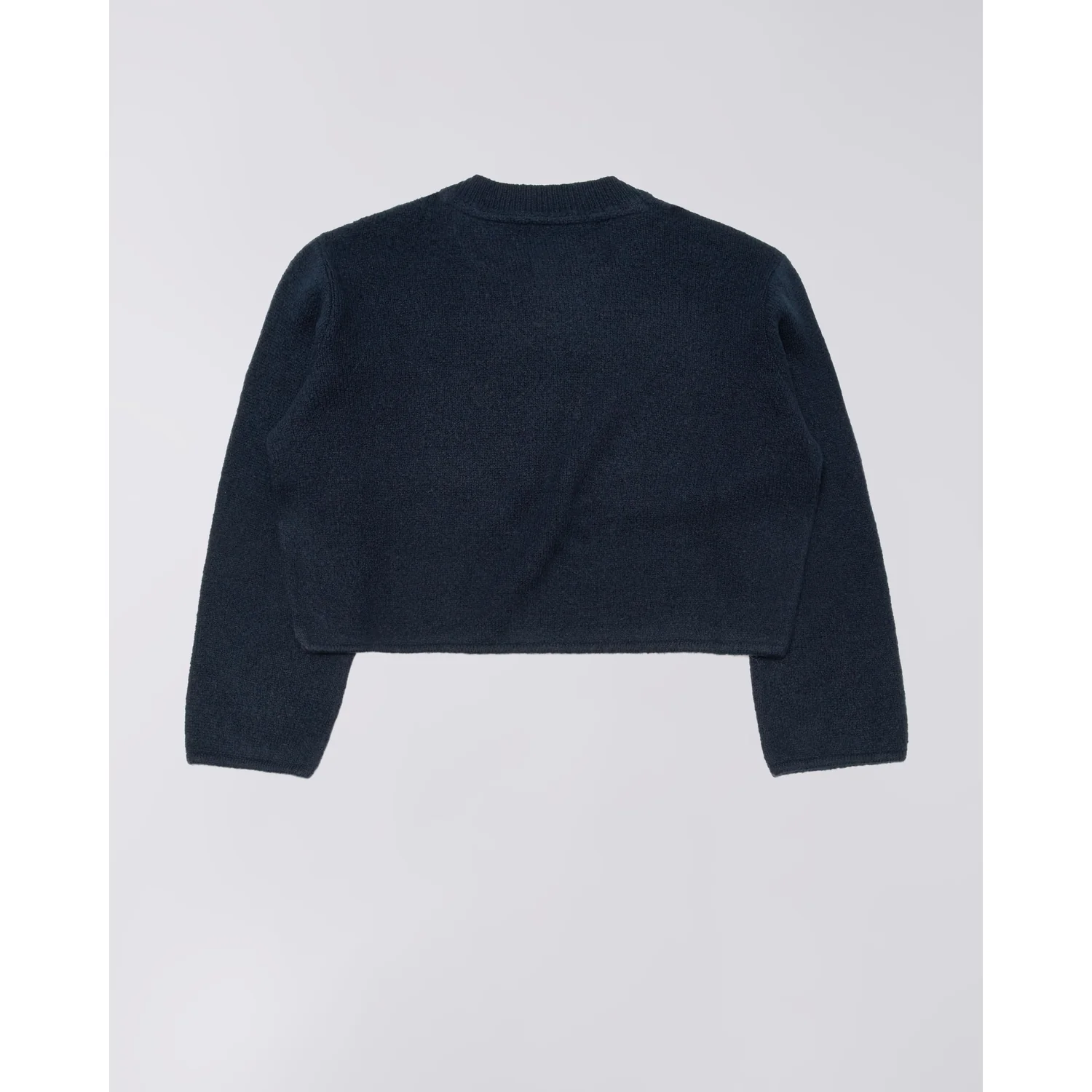 Pullover, Dunkelblau, Langarm, Rundhalsausschnitt, Strick