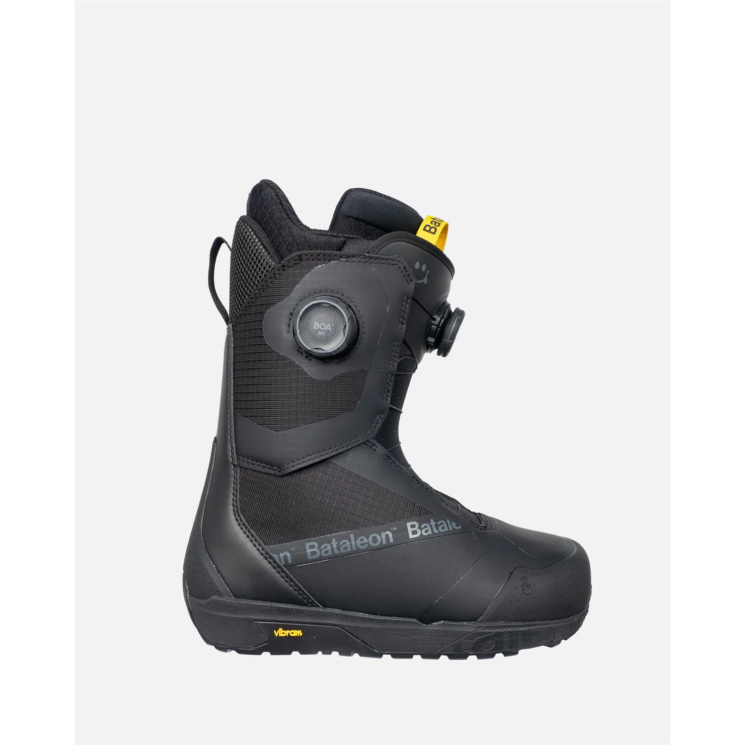 Men's Salsa Snowboardboot, Schwarz, BOA-Verschluss, Textiloberfläche, Vibram-Sohle