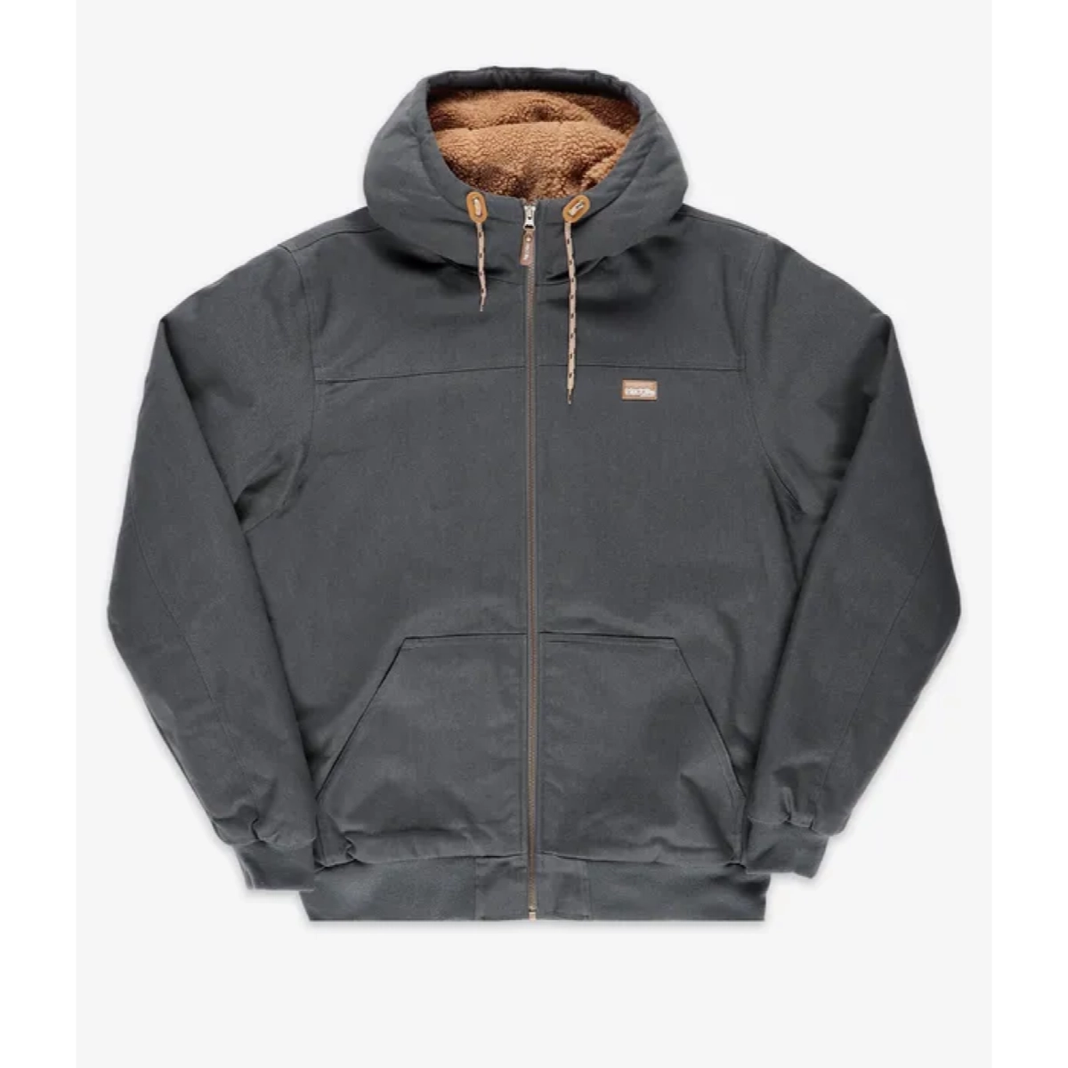Sweat à capuche, parka, doublure en polaire, fermeture éclair, poche kangourou