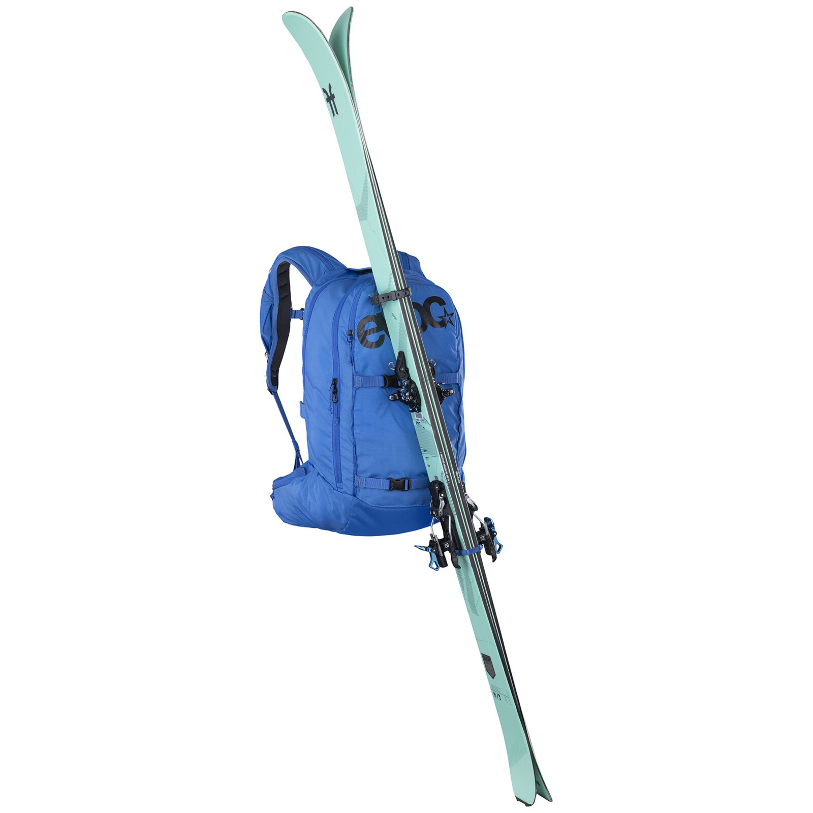 Sac à dos, sac à dos de ski, bleu, transport de skis, équipement de ski