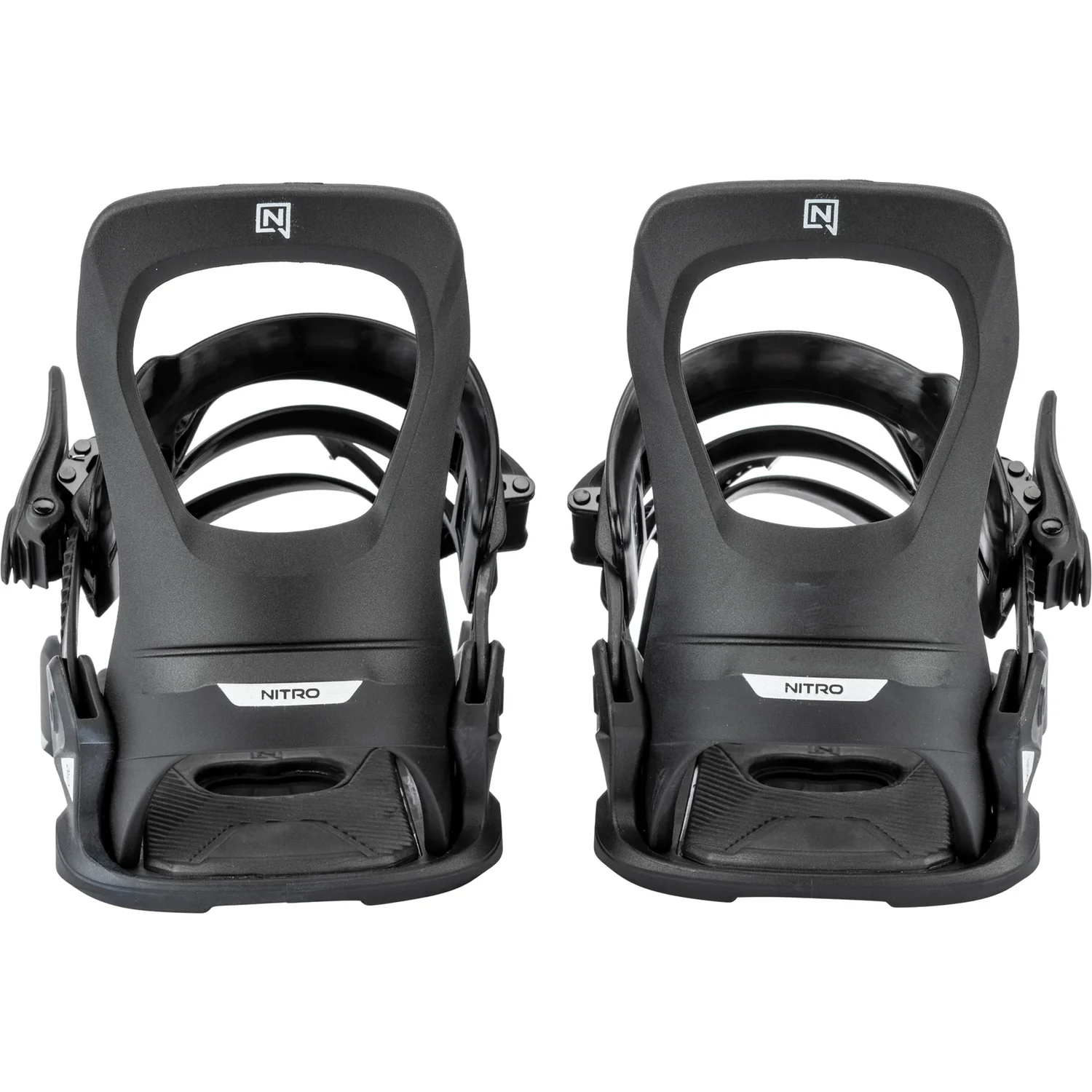 Charger Micro Box Kids 26 Fixation de snowboard, noire, en plastique, fermeture à cliquet, la paire