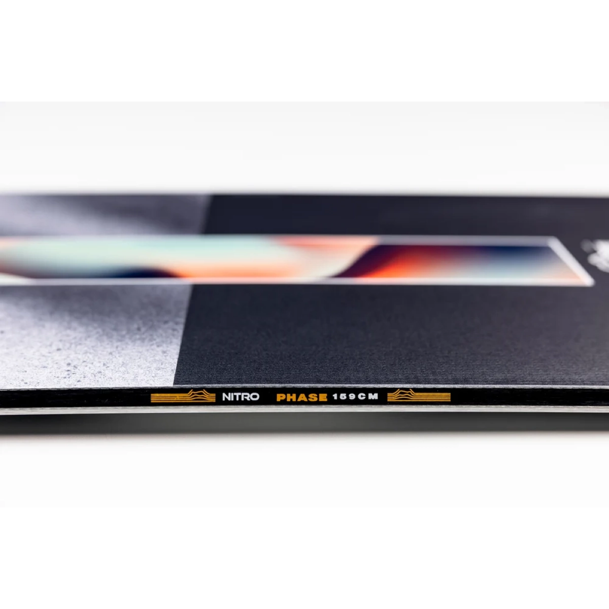 tablette, bord, saphir, à bandes, surface texturée, plateau de table, roulement, Nitro Phase 169 cm, noir, motif/design