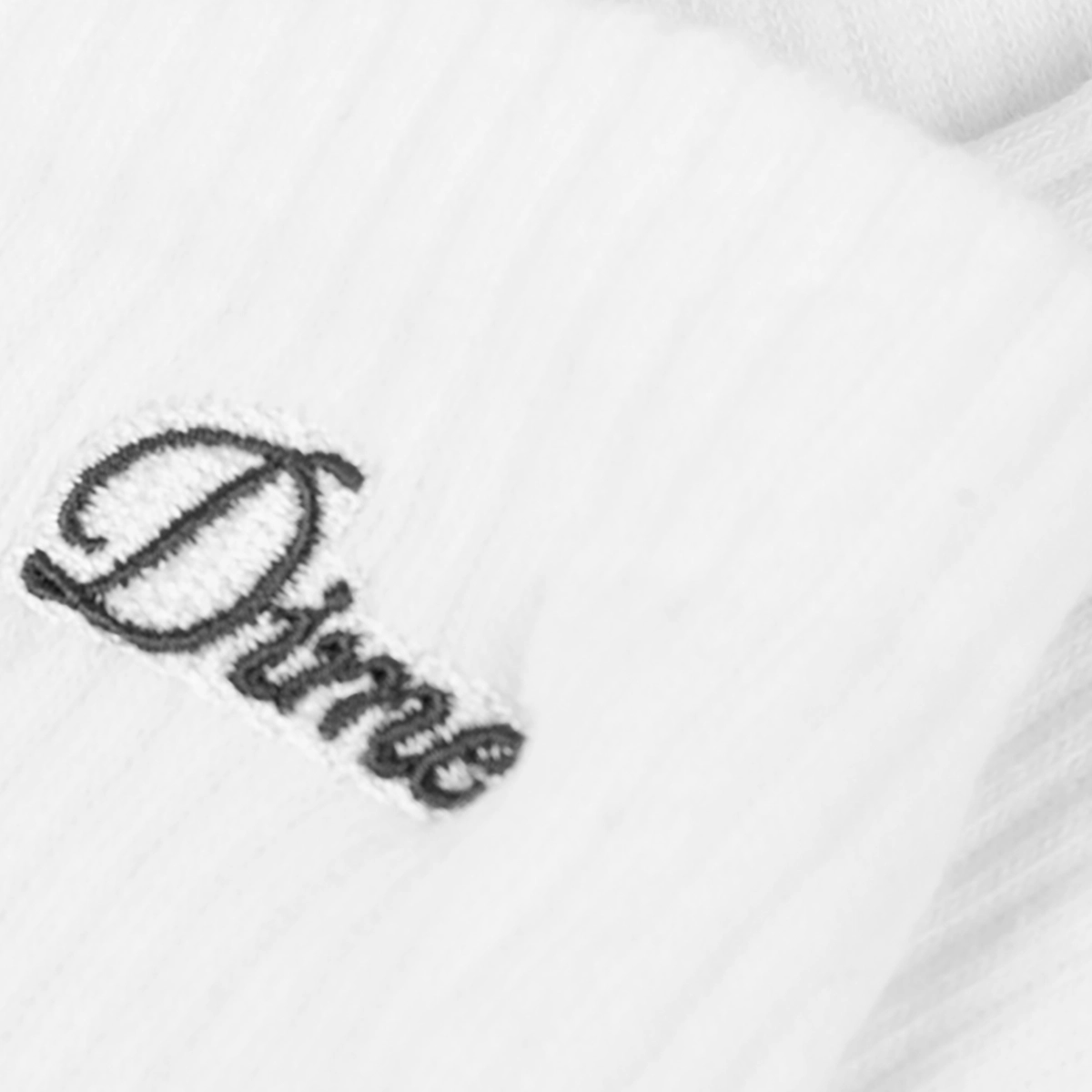 T-shirt, blanc, logo, broderie, coton