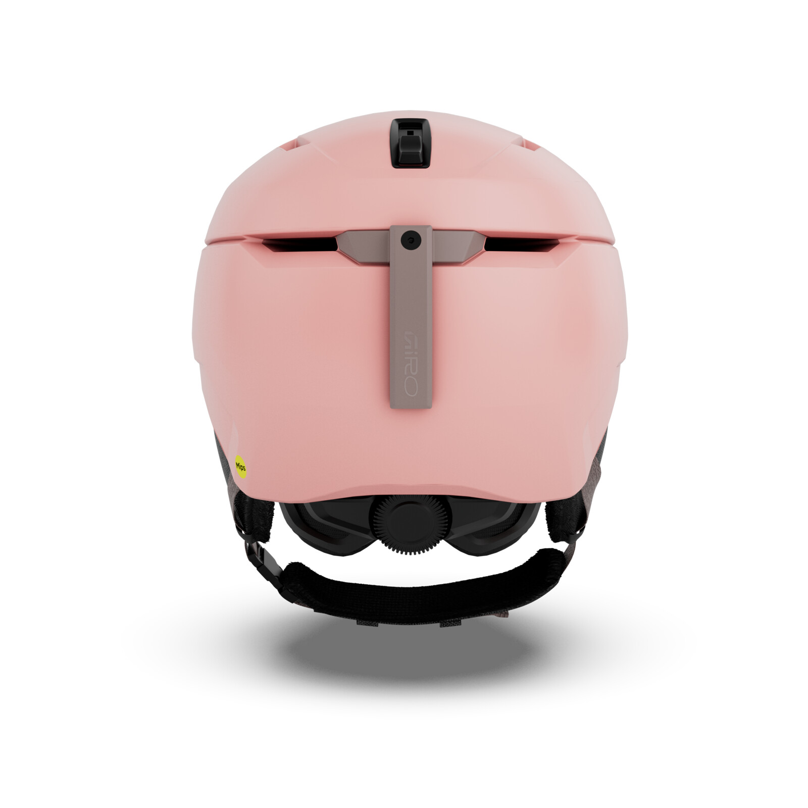 casque de ski, couleur rose, sangle réglable, compatible avec des lunettes de ski, fentes d'aération