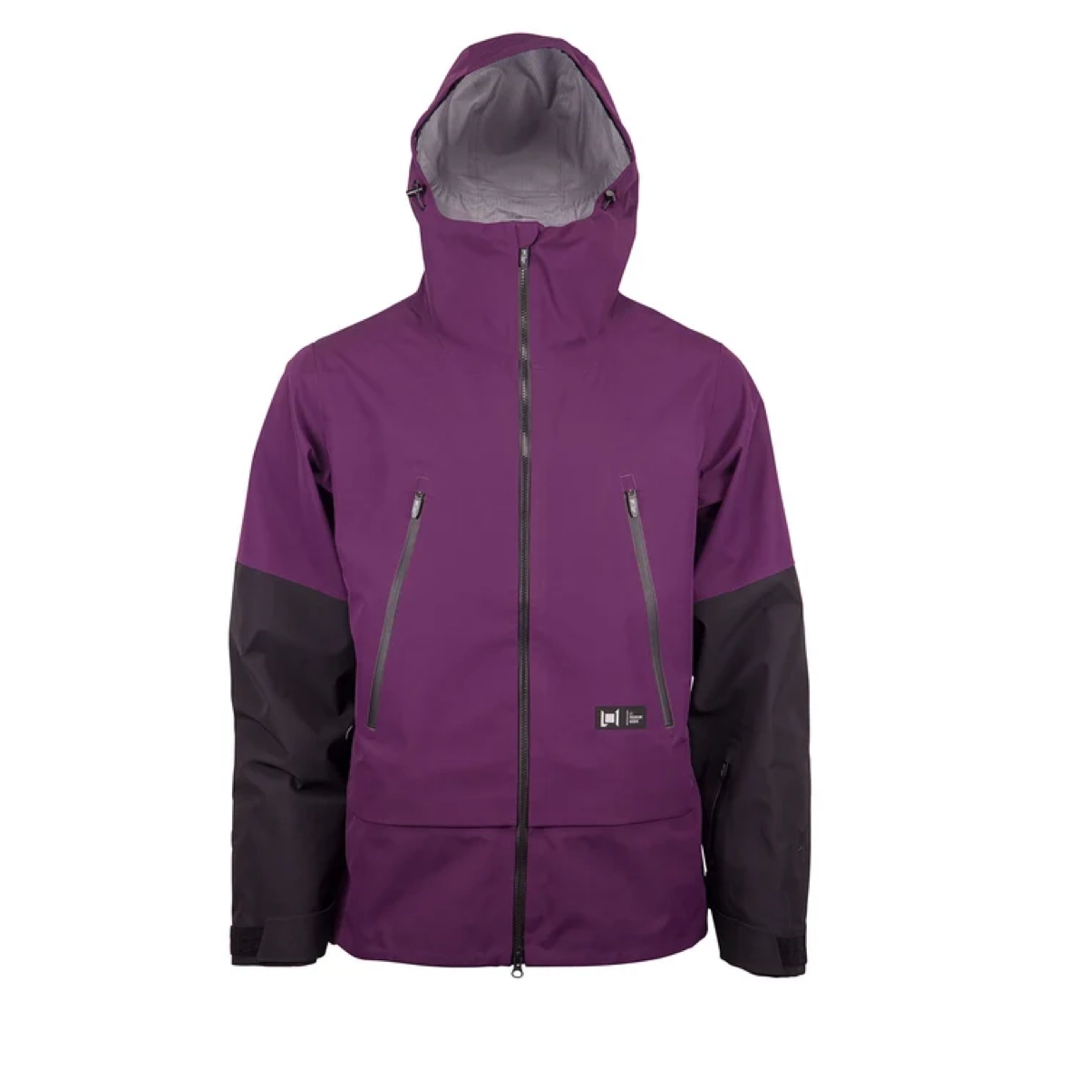 Veste imperméable, hardshell, veste à capuche, violet, fermeture éclair, veste pour homme, veste imperméable, veste de plein air, fermeture éclair, veste à capuche