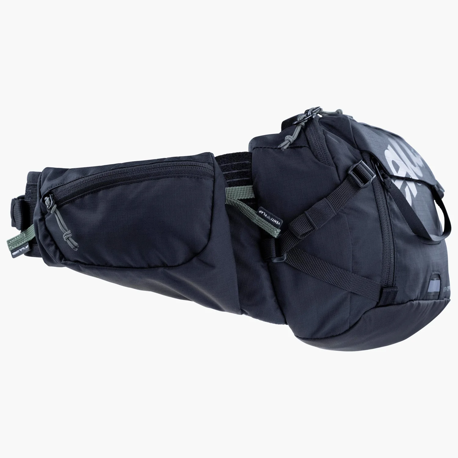 Hip Pack Pro 3L +Bld Sac banane, noir, nylon, compartiments à fermeture éclair, sangle réglable