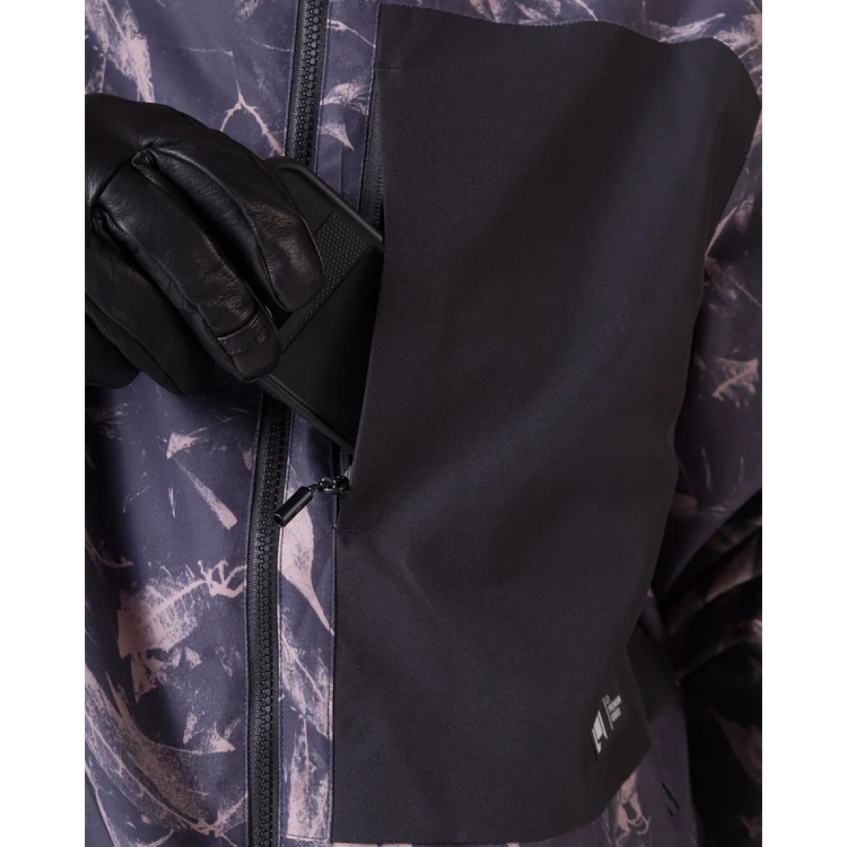 Veste matelassée, fermeture éclair, gants, poche pour téléphone, matière : polyester, gants, sac, veste, poche zippée, compartiment à gants