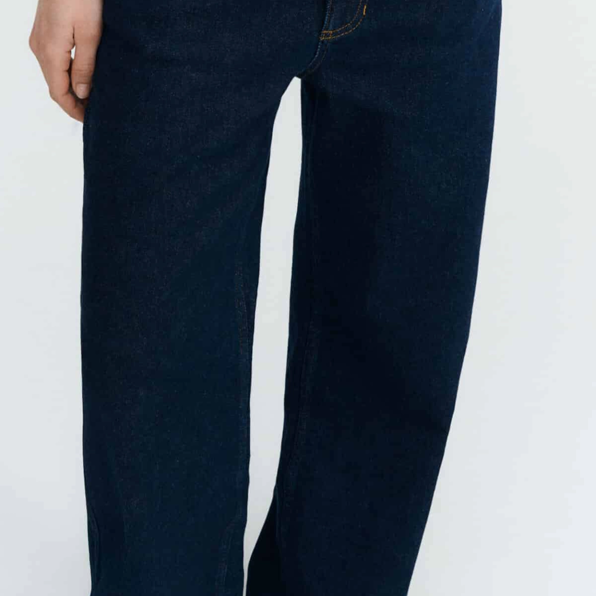 Jeans, Dunkelblau, Hose, Denim, Hosenträger keine Angabe