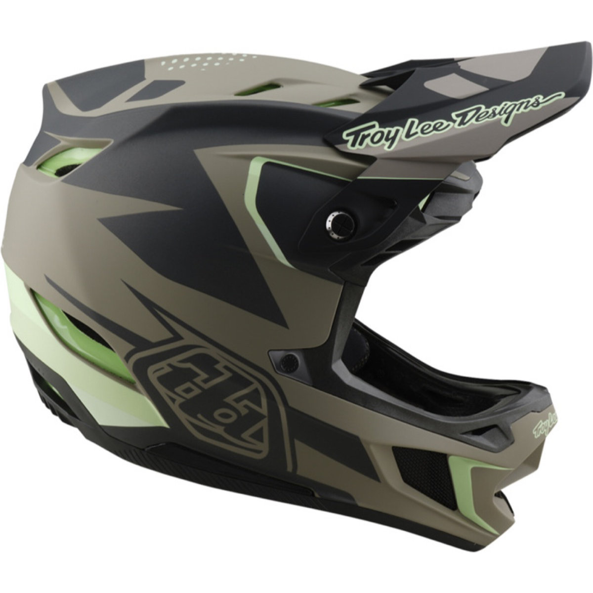 D4 Composite Helmet W/MIPS Troy Lee Designs D4 Composite Helmet W/MIPS Beige, Ansicht 2