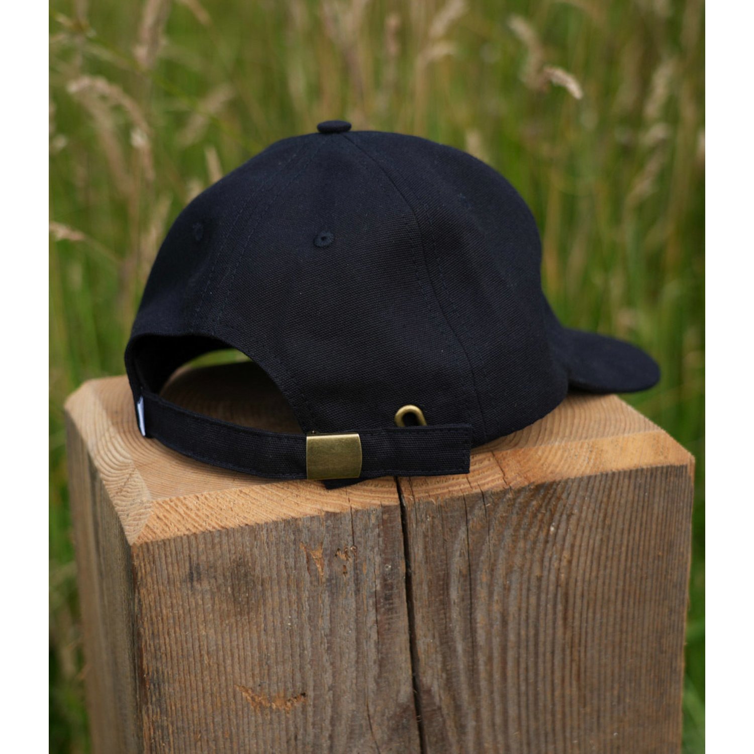 Casquette de baseball, bleu marine, sangle réglable, vue arrière, casquette en coton