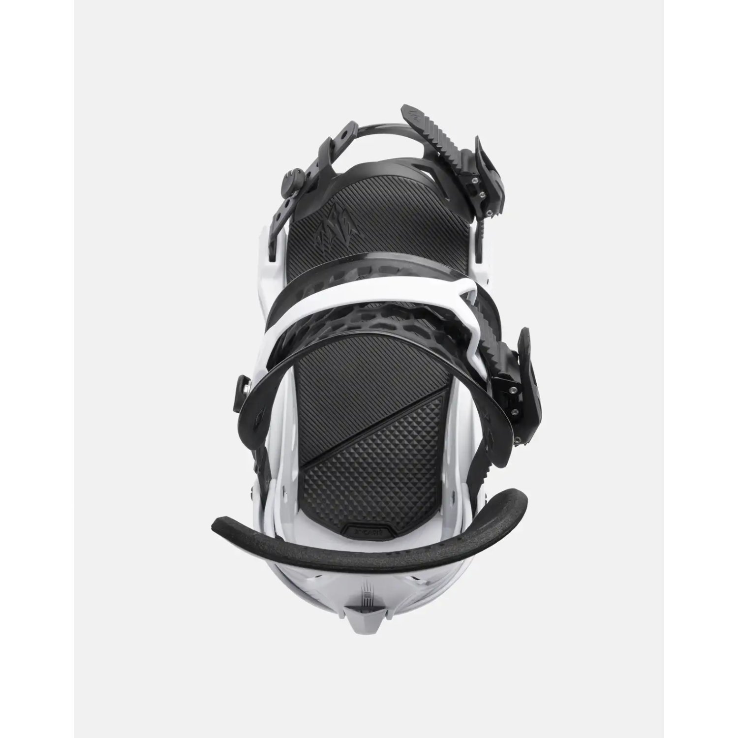 M'S Mercury Fixations de snowboard, fixation composite, noir et blanc, highback, rembourrage de sangle