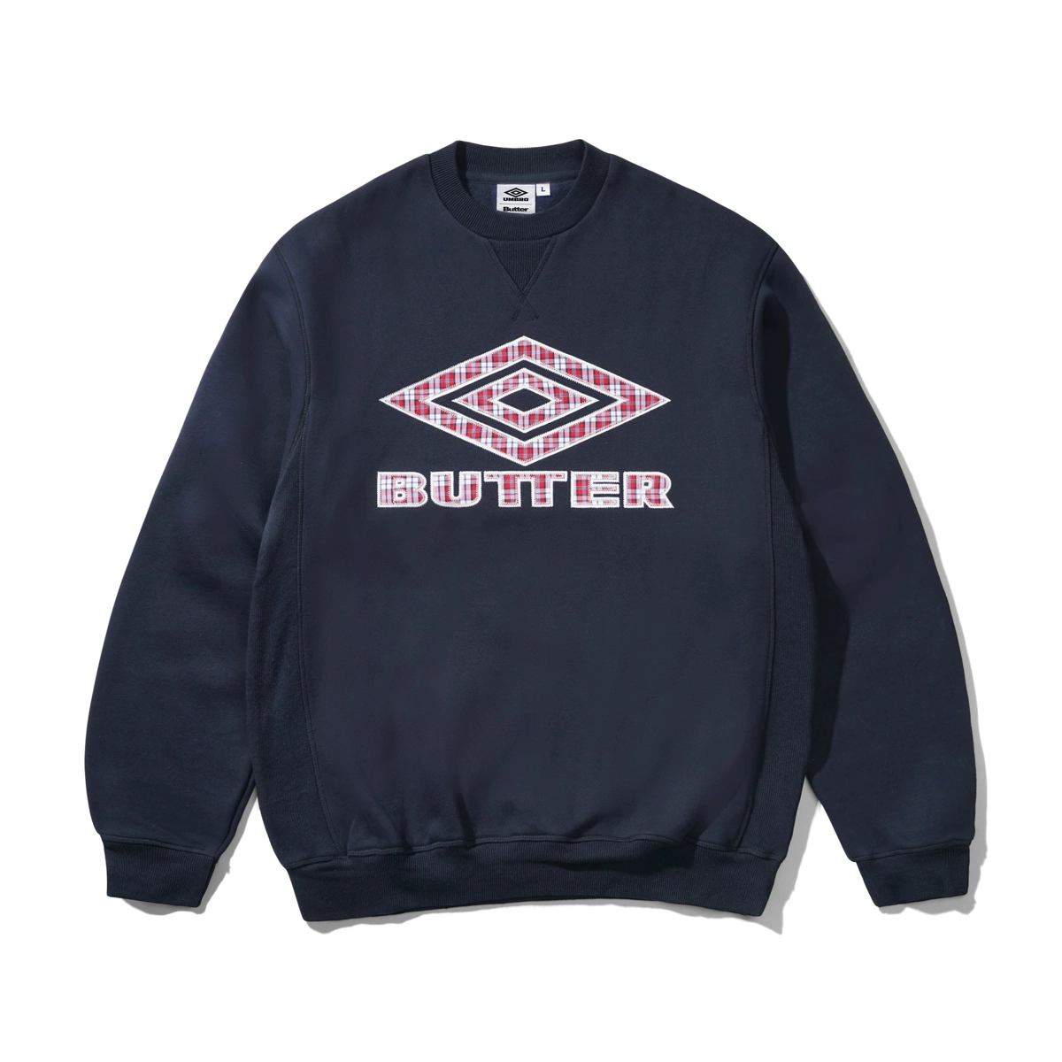  Sweatshirt, marine, Logo, Schottenmuster, Langarm, Sweatshirt, Kapuzenpullover, Navy, Logo-Muster, Schottenkaro