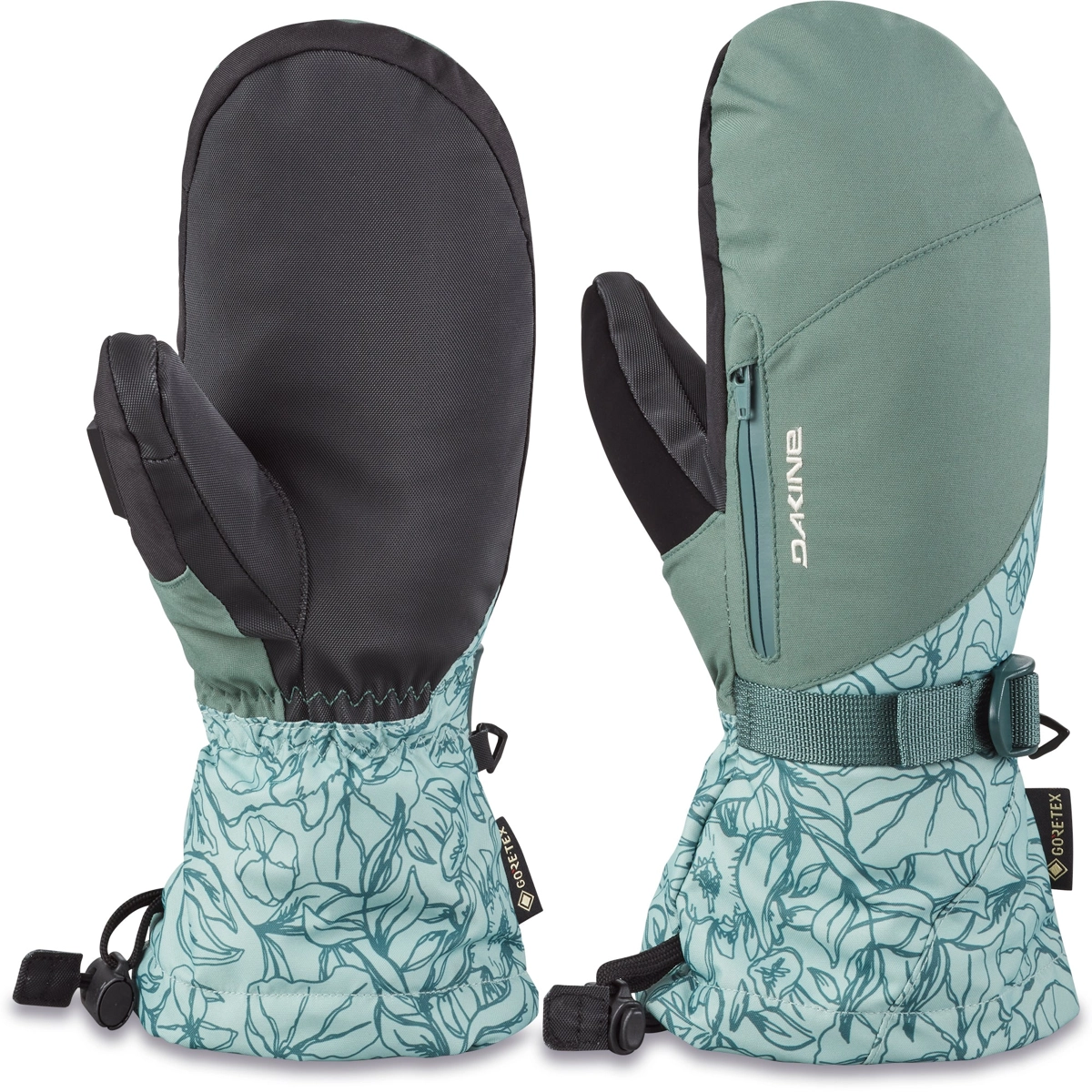 Rucksack, Reißverschluss, leicht, grün, gemustert, Winterhandschuhe, Skihandschuhe, Gore-Tex, Schneehandschuhe, Musterloses Muster
