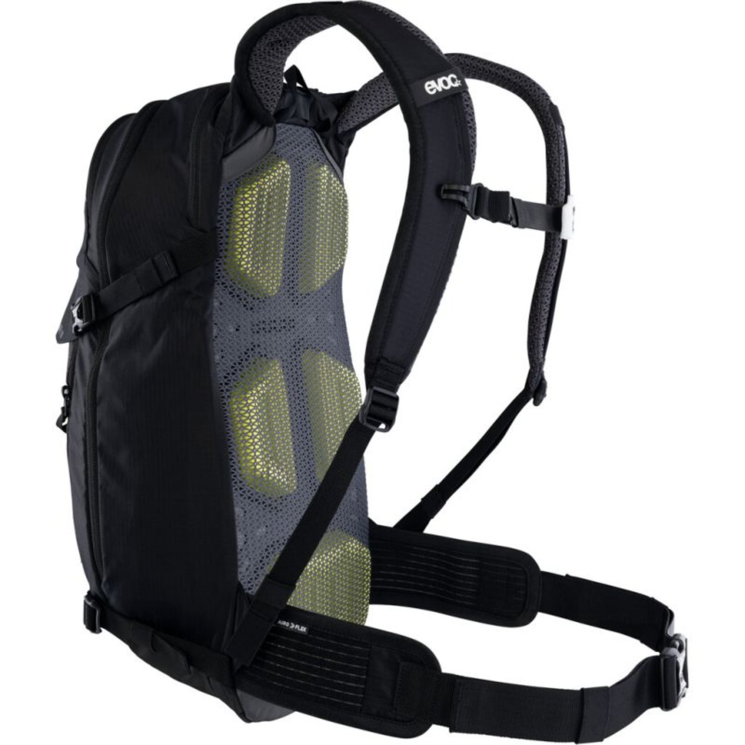 Stage 18L Backpack Rucksack, Mesh-Rücken, Klettern, Verstellbare Gurte, Schwarz