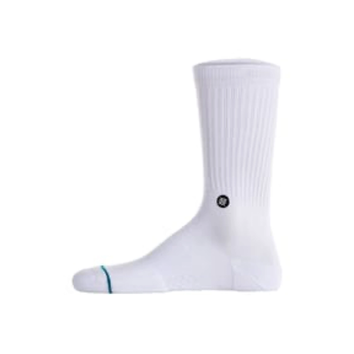 Icon 3 Pack Socken, Kniehohe Socke, Rippenmuster, Weiß, Knöchelband