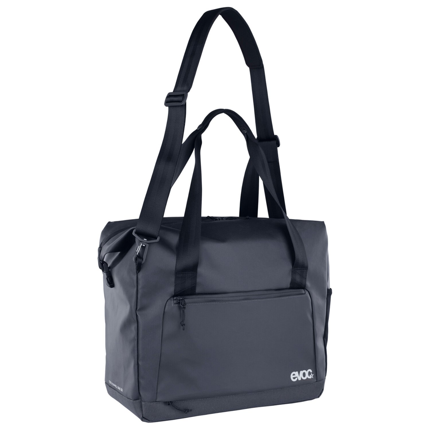 Tasche, Messenger-Tasche, Nylon, Dunkelgrau, Vordertasche