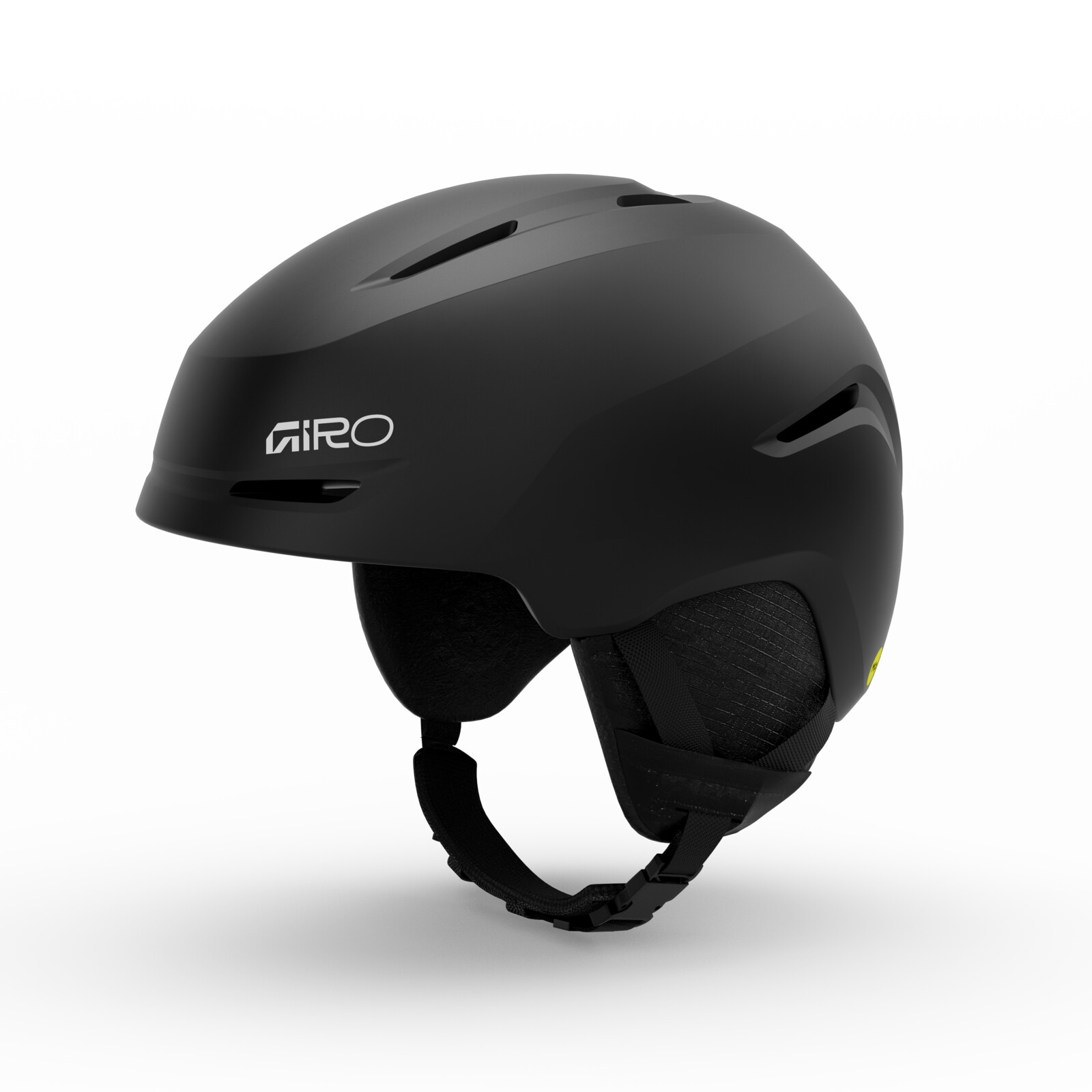 Spur MIPS Bonnet de ski, casque noir, casque aéré, sangle réglable, oreillettes souples