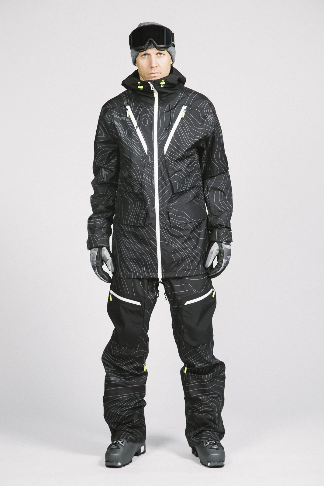 Raven Jacket WearColour Raven Jacket Black Elevation, vue 2
