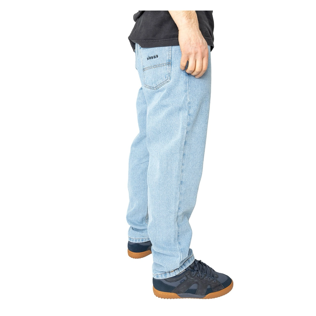 Nessie jeans, hellblau, straight leg, Hintertasche, blauer Denim