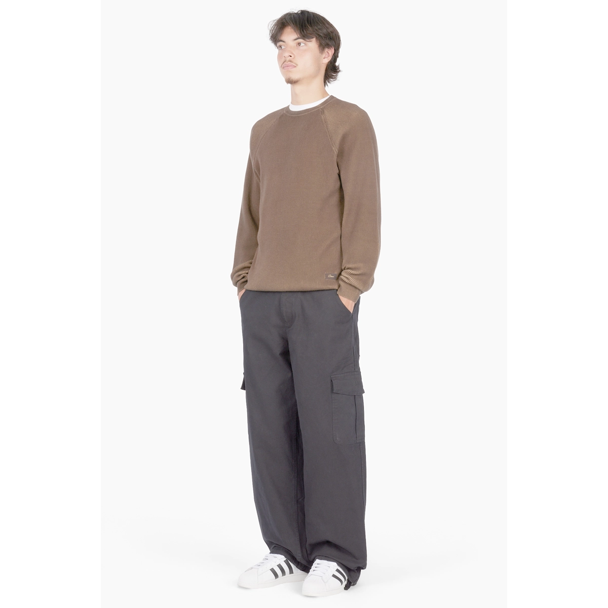 Pullover, Herrenpullover, Baum?, pullover, sweatshirt, braun, Kragenlos?, Langarm