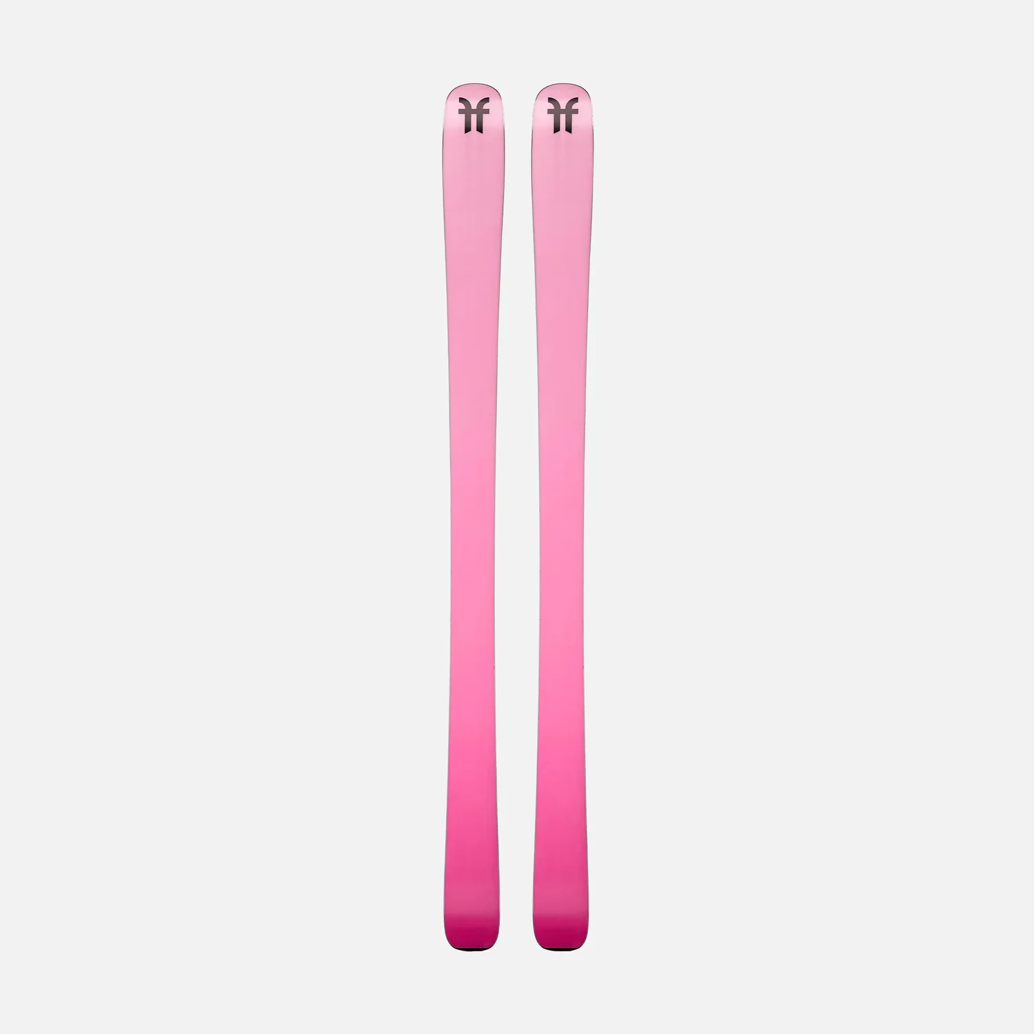 Alpinski, Pink, Paar Ski, Tailliert