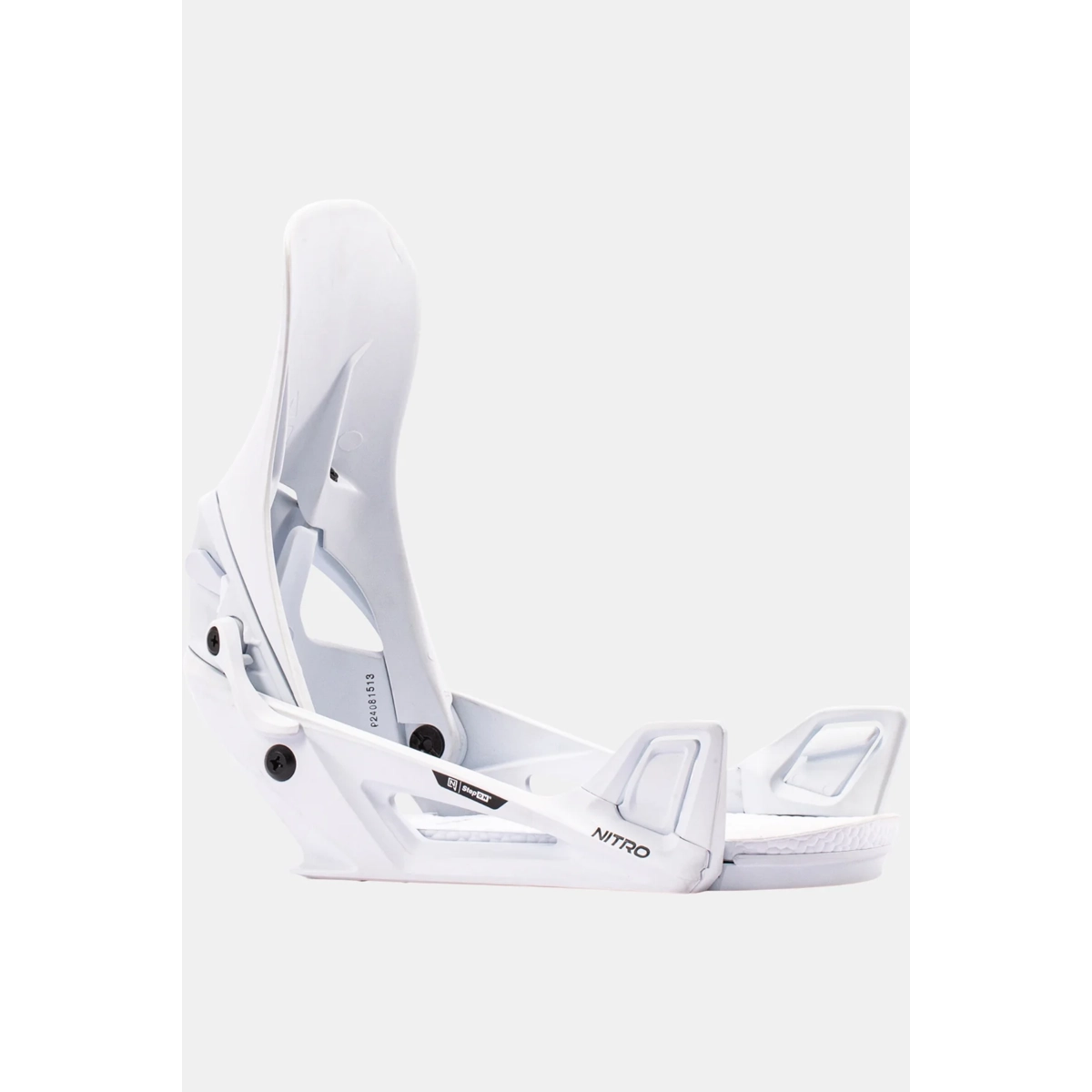 Step On® Mens Snowboard-Bindungen, Weiße Bindung, Step-in-Bindung, NITRO, Snowboard-Ausrüstung, Snowboard Bindings, Weiß, Knöchelriemen, Highback, NITRO