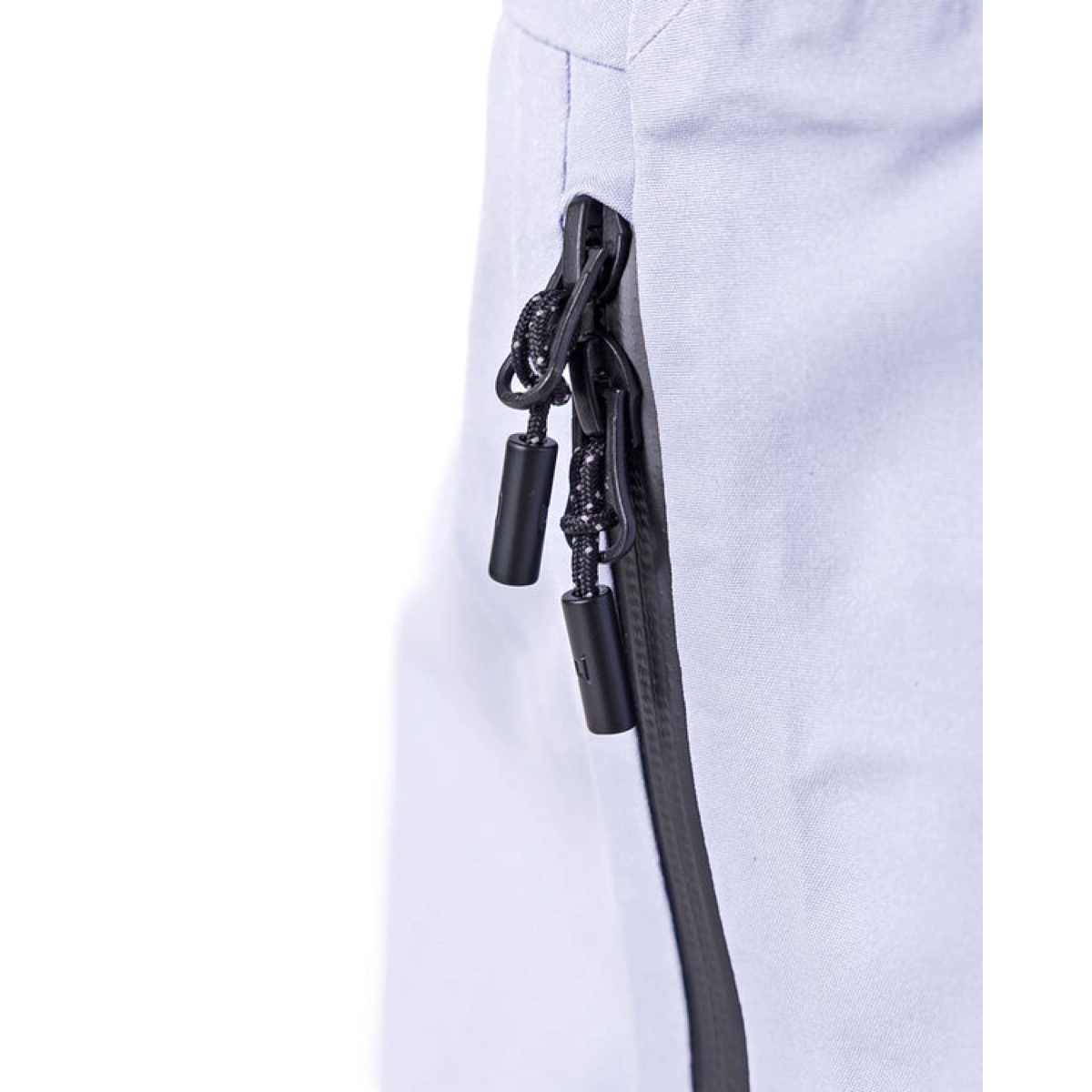 3L Easy Pant Fermeture éclair, cordon de serrage, veste de plein air, nylon, vue détaillée, fermeture éclair, cordon de serrage, nylon, extrémités des sangles, noir