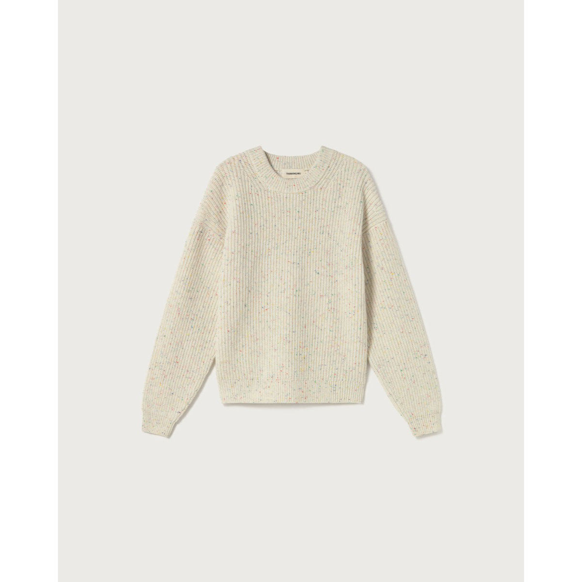Carmen Knitted Sweater ThinkingMu Carmen Knitted Sweater Ecru