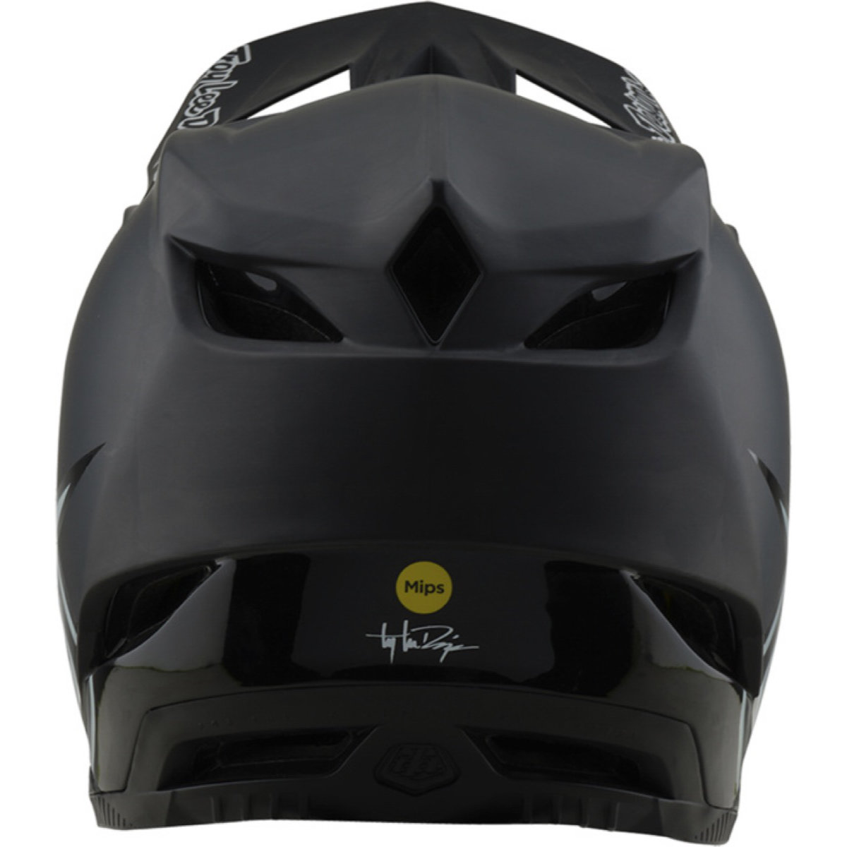 D4 Carbon Helmet W/MIPS Troy Lee Designs D4 Carbon Helmet W/MIPS Schwarz, Ansicht 3
