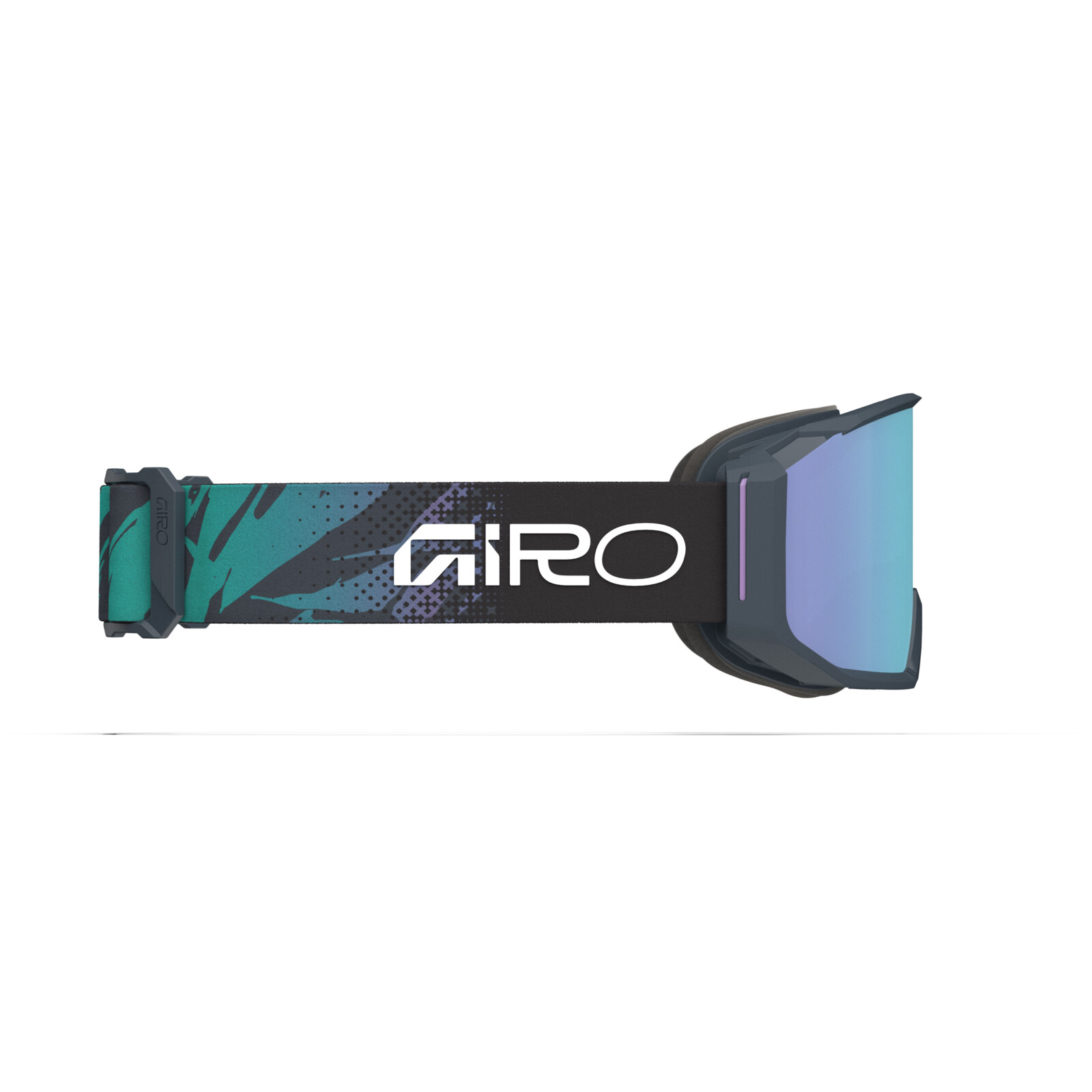 Revolt Pro Vivid Goggle Goggles, Skibrille, bunter Riemen, Spiegelglas, verstellbarer Riemen