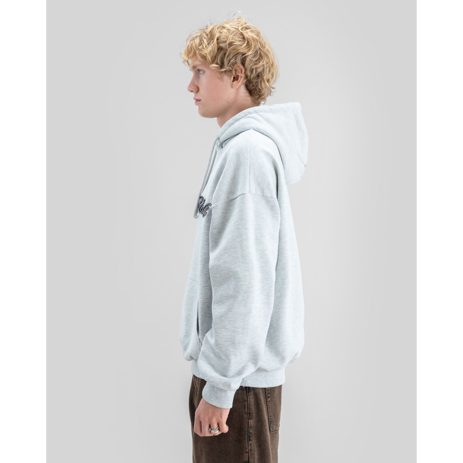 Script Hoodie Hoodie, Sweatshirt, Kapuze, Graue Farbe, Kangaroo Pocket, Hoodie, Kapuze, Sweatshirt, hellgrau, Kängurutasche, Hoodie, Sweatshirt, Kapuzenpullover, Hellgrau, Unisex