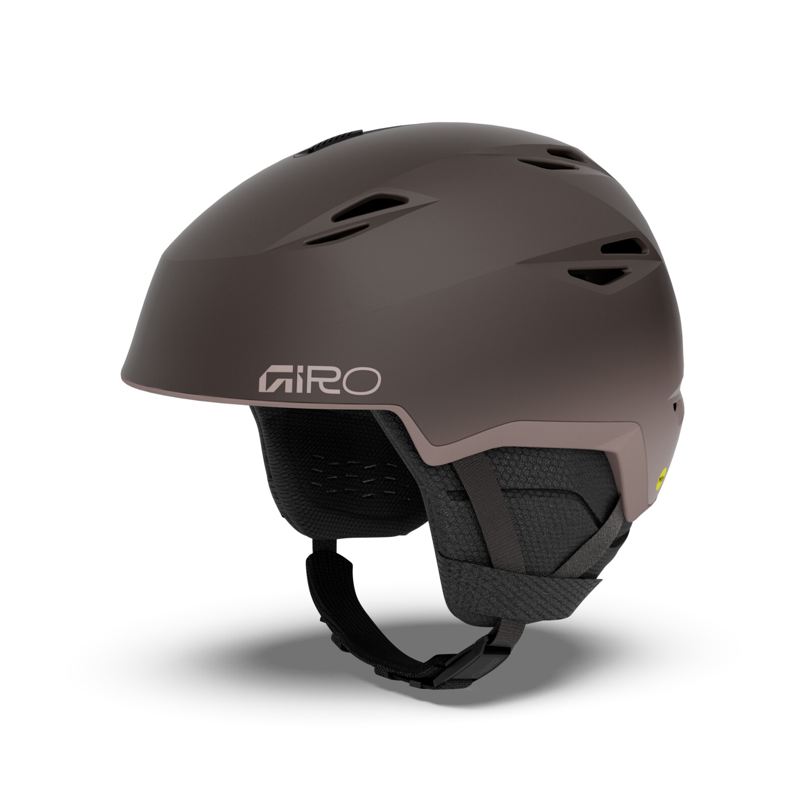 Grid Spherical Helmet Skihelm, Braun, verstellbares-band, Belüftung, Goggles-kompatibel