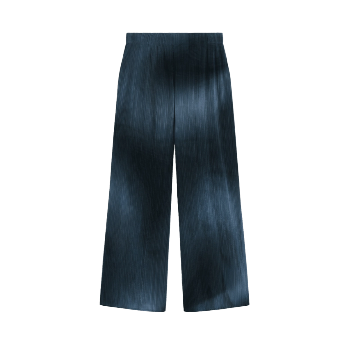 Maro Pants Hose, Jeans, Marineblau, Weite, Glänzend, hose, pants, weitebein, denim, blau--gradient