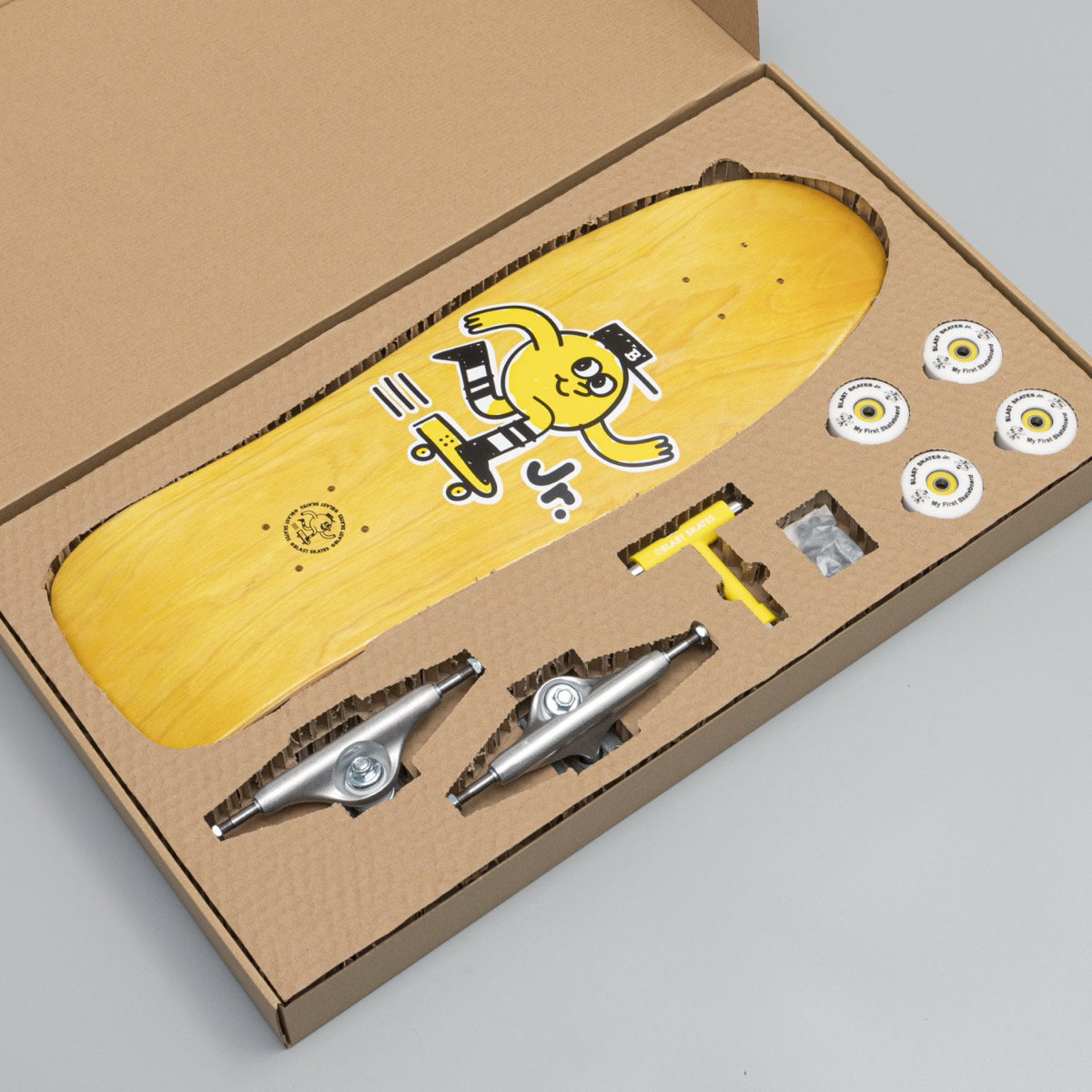 My First Skateboard Blast Skates My First Skateboard Yellow, vue 2