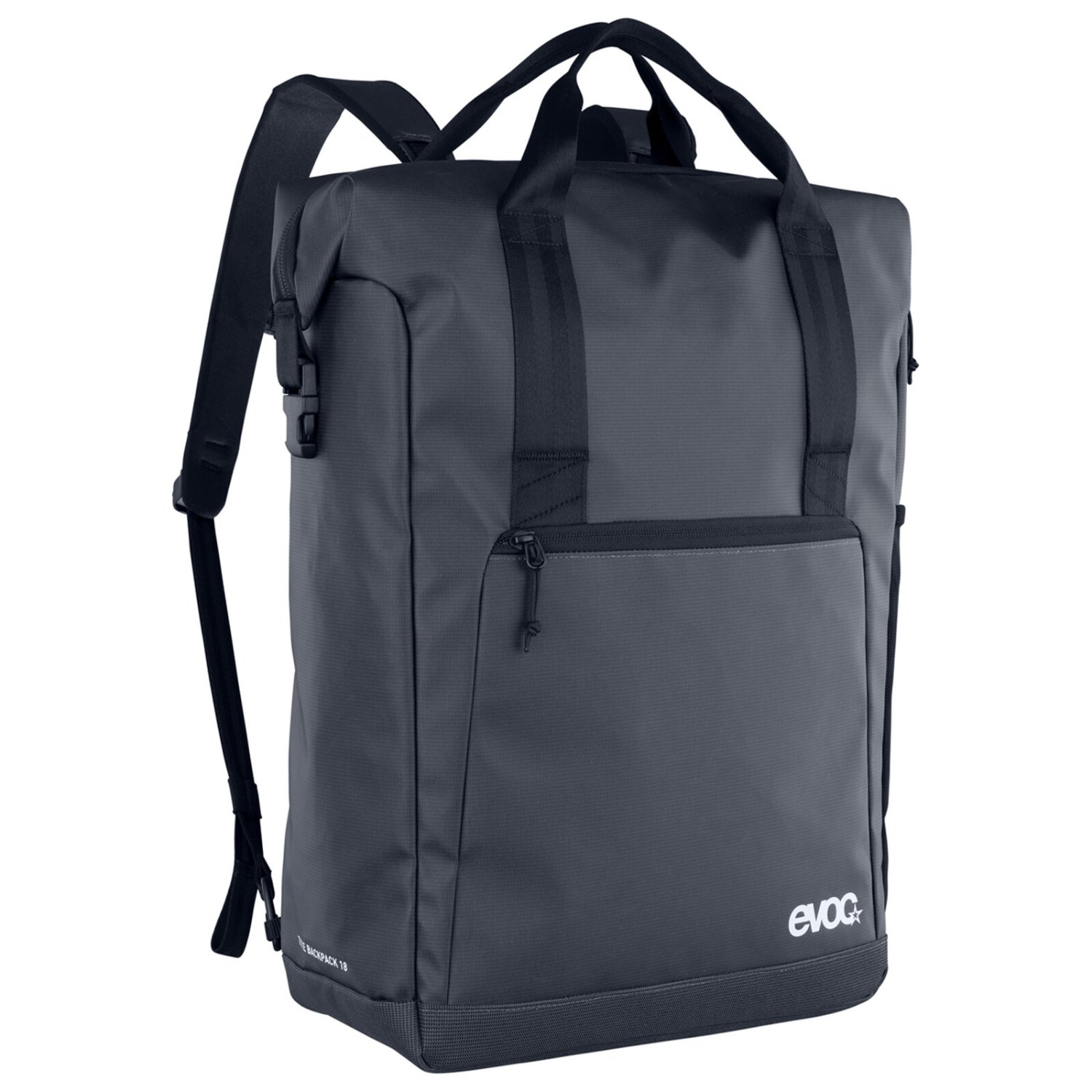 Tote Backpack 18L Rucksack, Rucksack, Schulterriemen, Vordertasche mit Reißverschluss, Nylon/Gehäuse