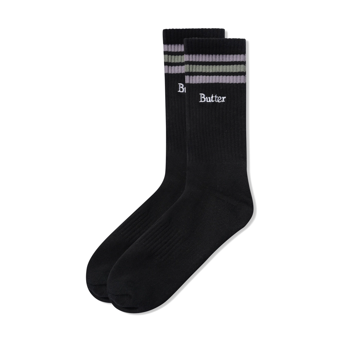 Socken, Knöchel, Schwarz, Streifen, Buchstaben/Logo